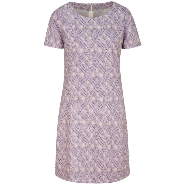 Trigema Jerseykleid »TRIGEMA Kleid mit modischem Allover-Print in  Strickoptik« online kaufen