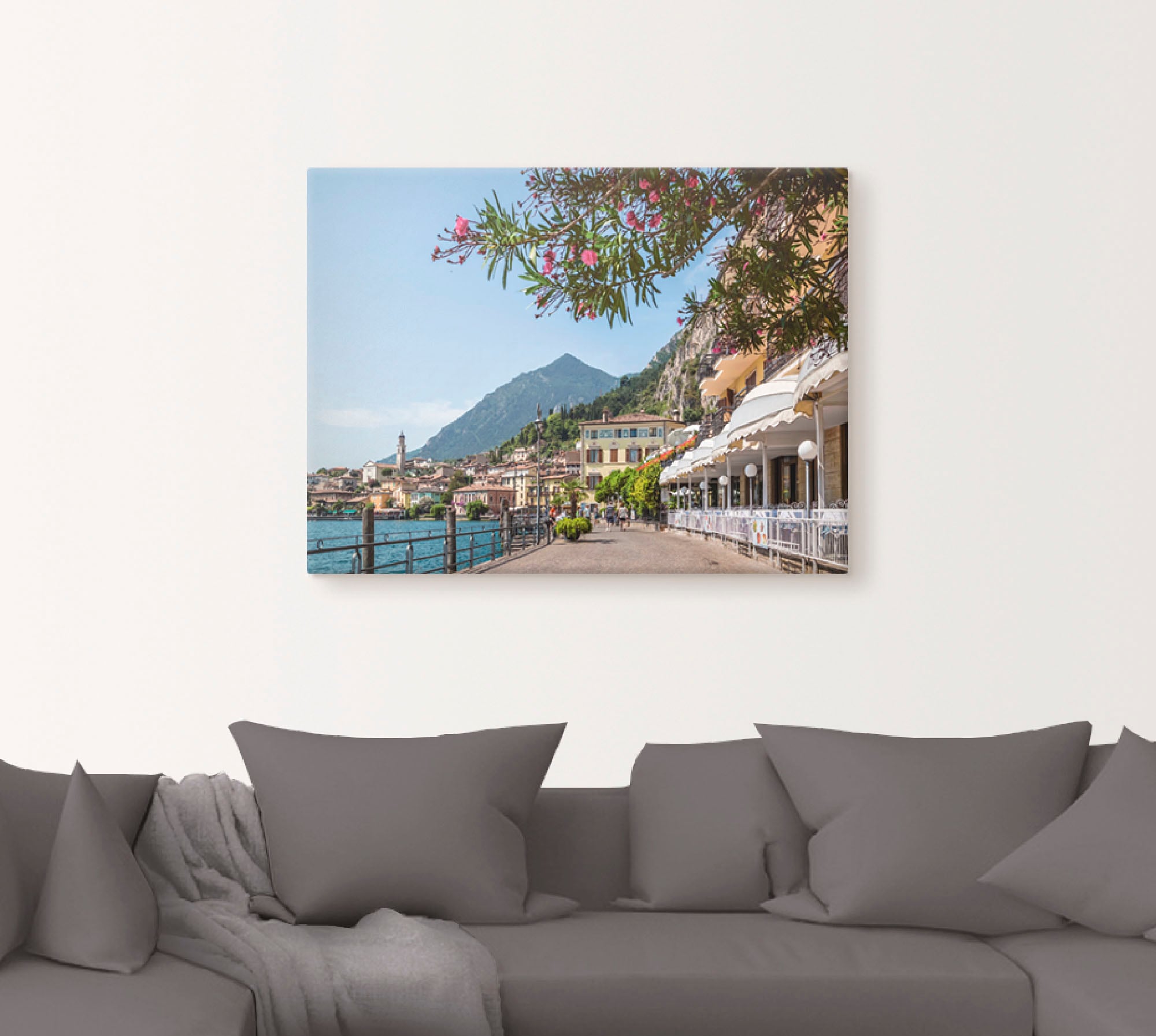 Artland Wandbild »Gardasee Limone sul Garda I«, Europa, (1 St.), als Leinwandbild, Poster in verschied. Größen