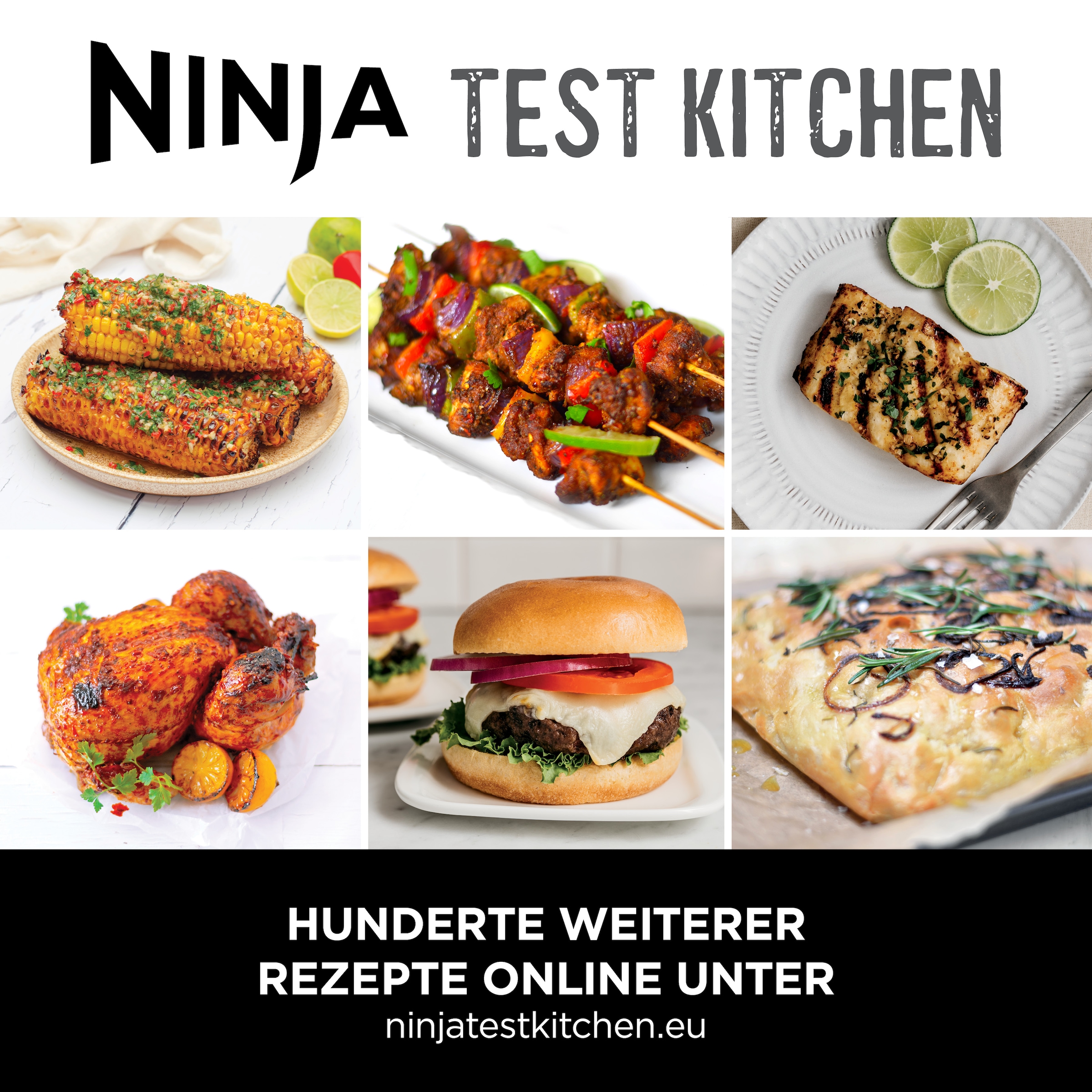 NINJA Tischgrill »EG351EU«, 1760 W, 5-in-1 Grill und Heißluftfritteuse