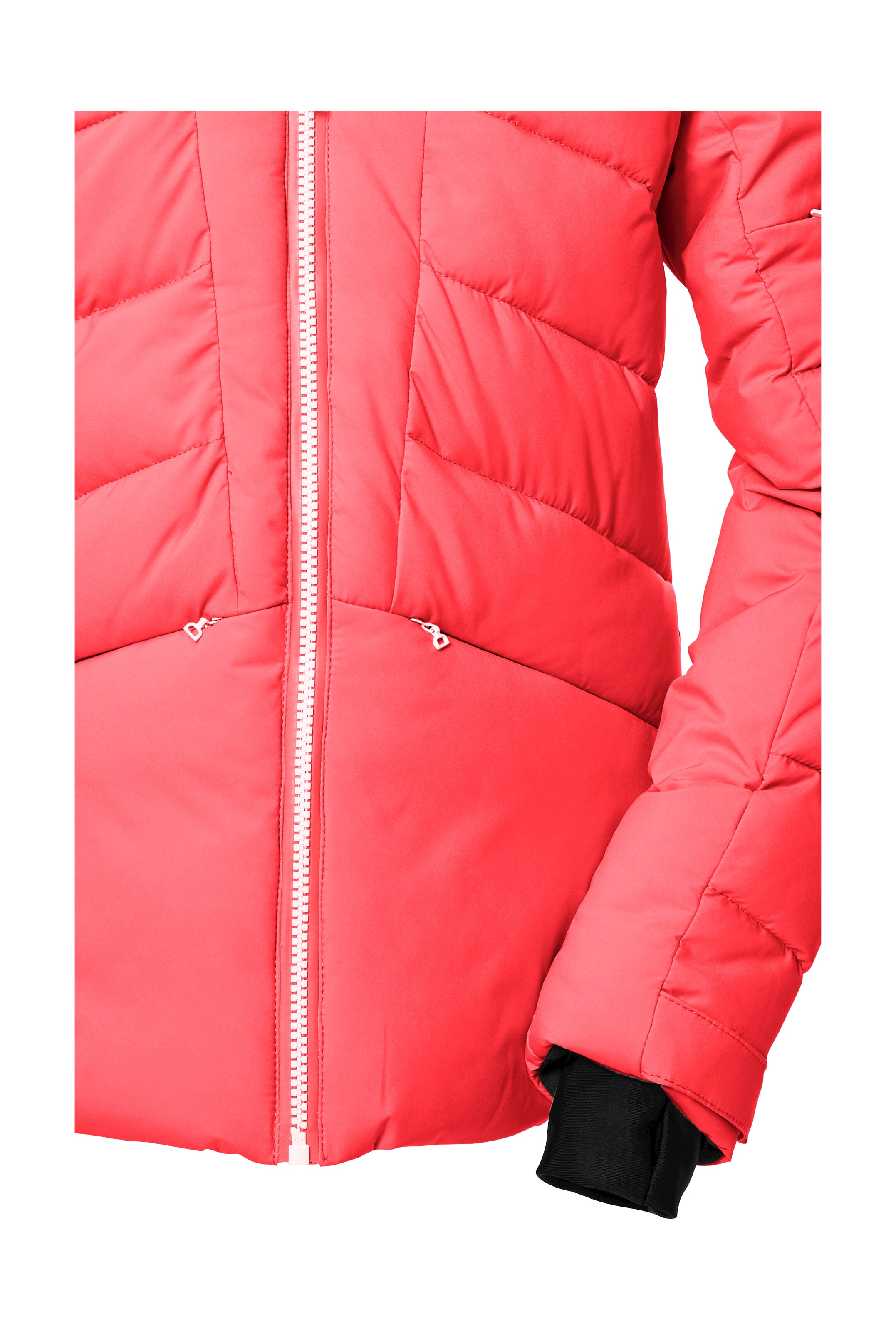 Killtec Skijacke »KSW 116 GRLS SKI QLTD JCKT«, Wasserabweisende, winddichte Winterjacke mit vielen Taschen und Schneefang