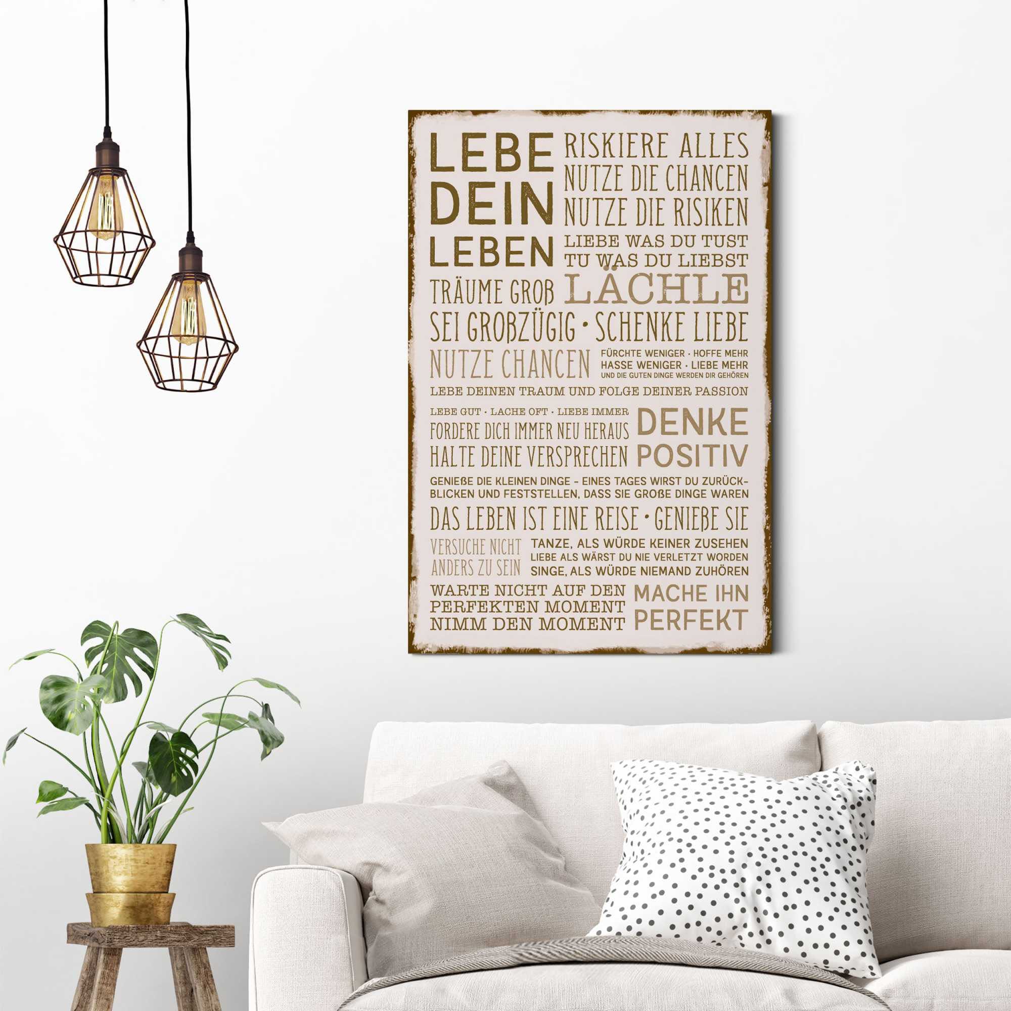 Reinders! Deco-Panel »Denke positiv« günstig online kaufen