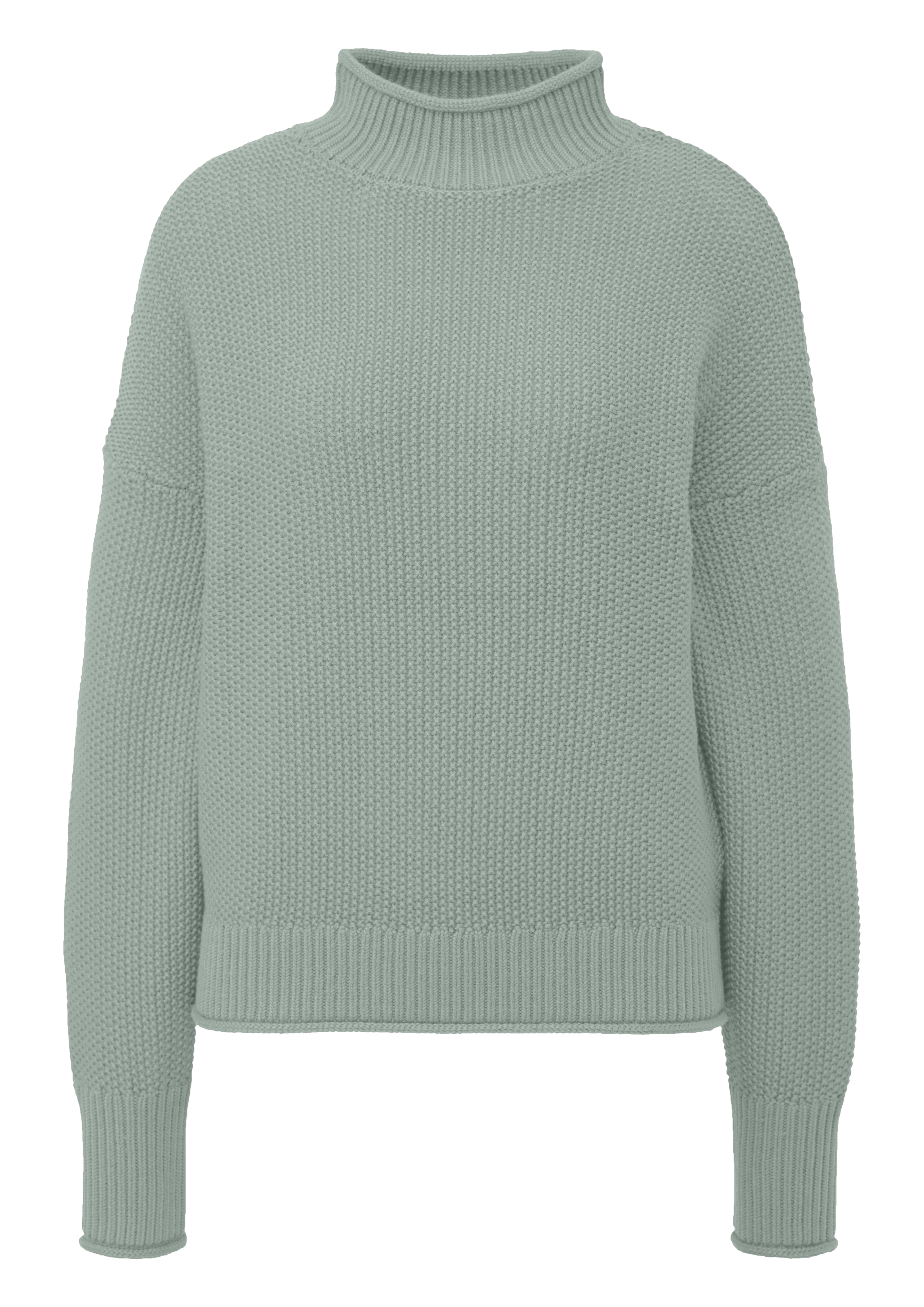 QS Strickpullover, mit geripptem Rollkragen