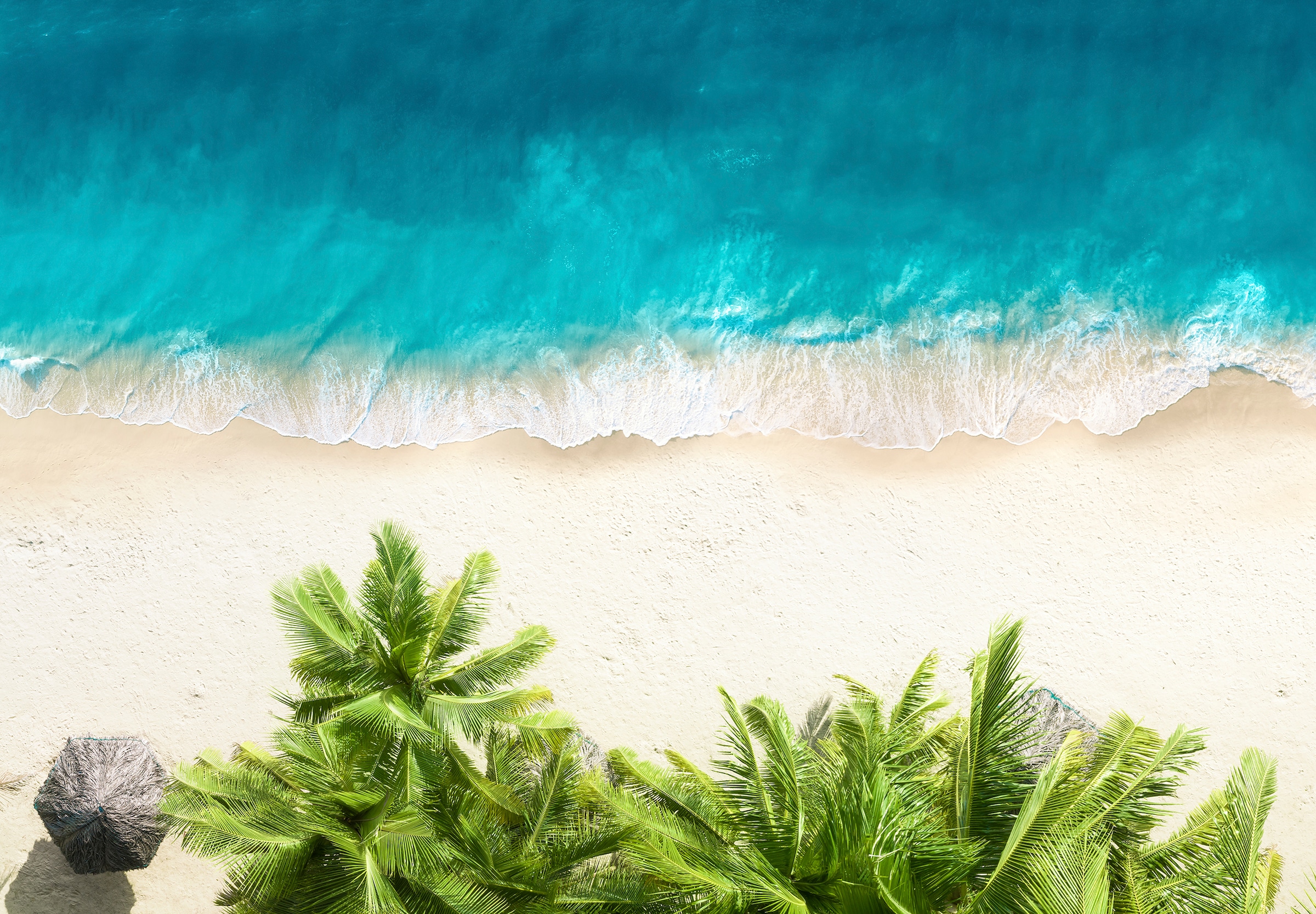 queence Fototapete »Meer« Meer | Motiv | Strand | bedruckt | realistisch glatt Wandpaneele, selbstklebend, Tapete, Sticker, Wanddeko, XXL-Fotomotiv