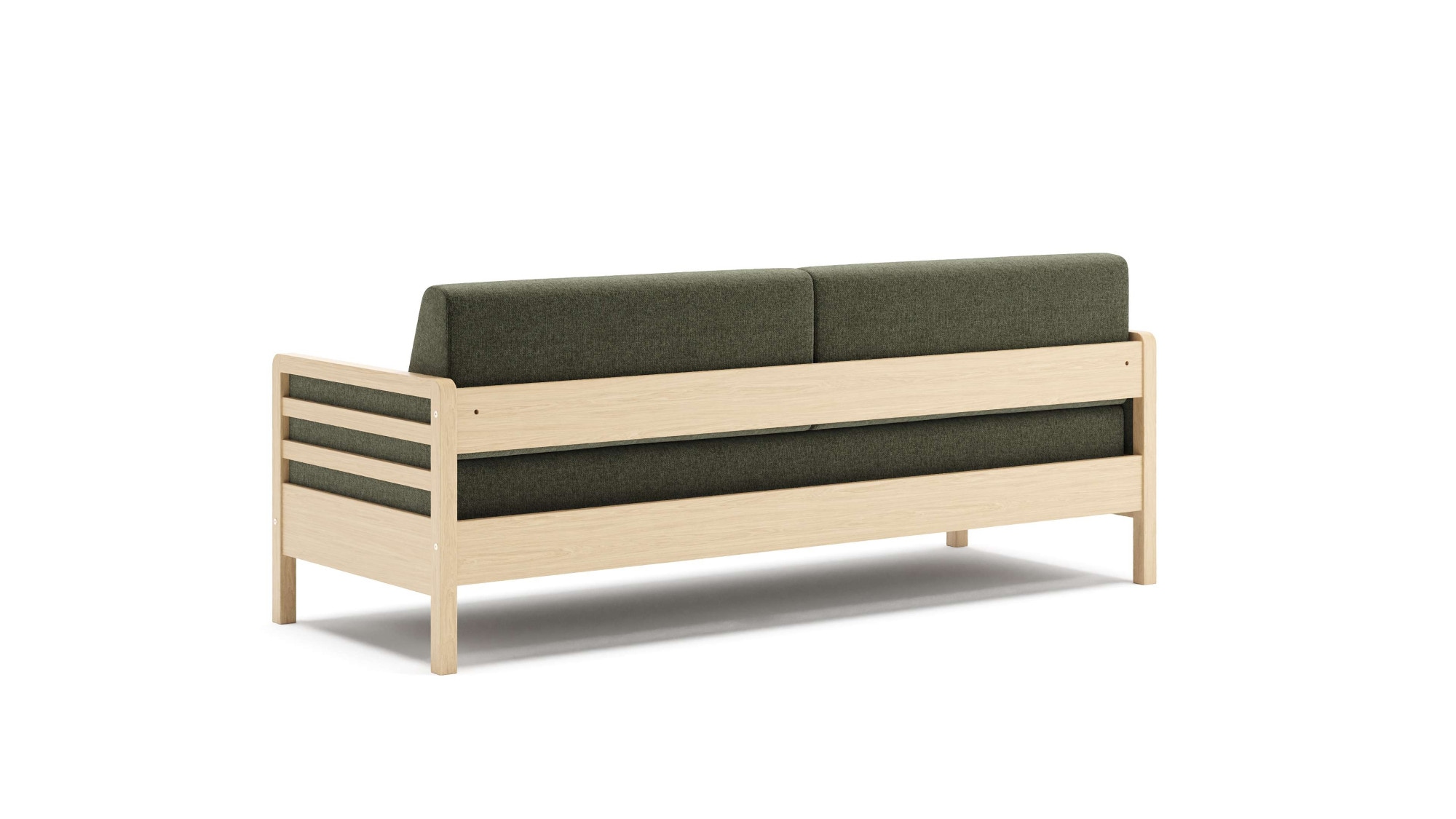 HESTBÆK Schlafsofa »Hestbæk 168 3-Sitzer, Bettfunktion, Breite 208cm, Komfortsitzhöhe 47cm« Umklappbar, Querschläfer, sehr komfortabel, Stauraum