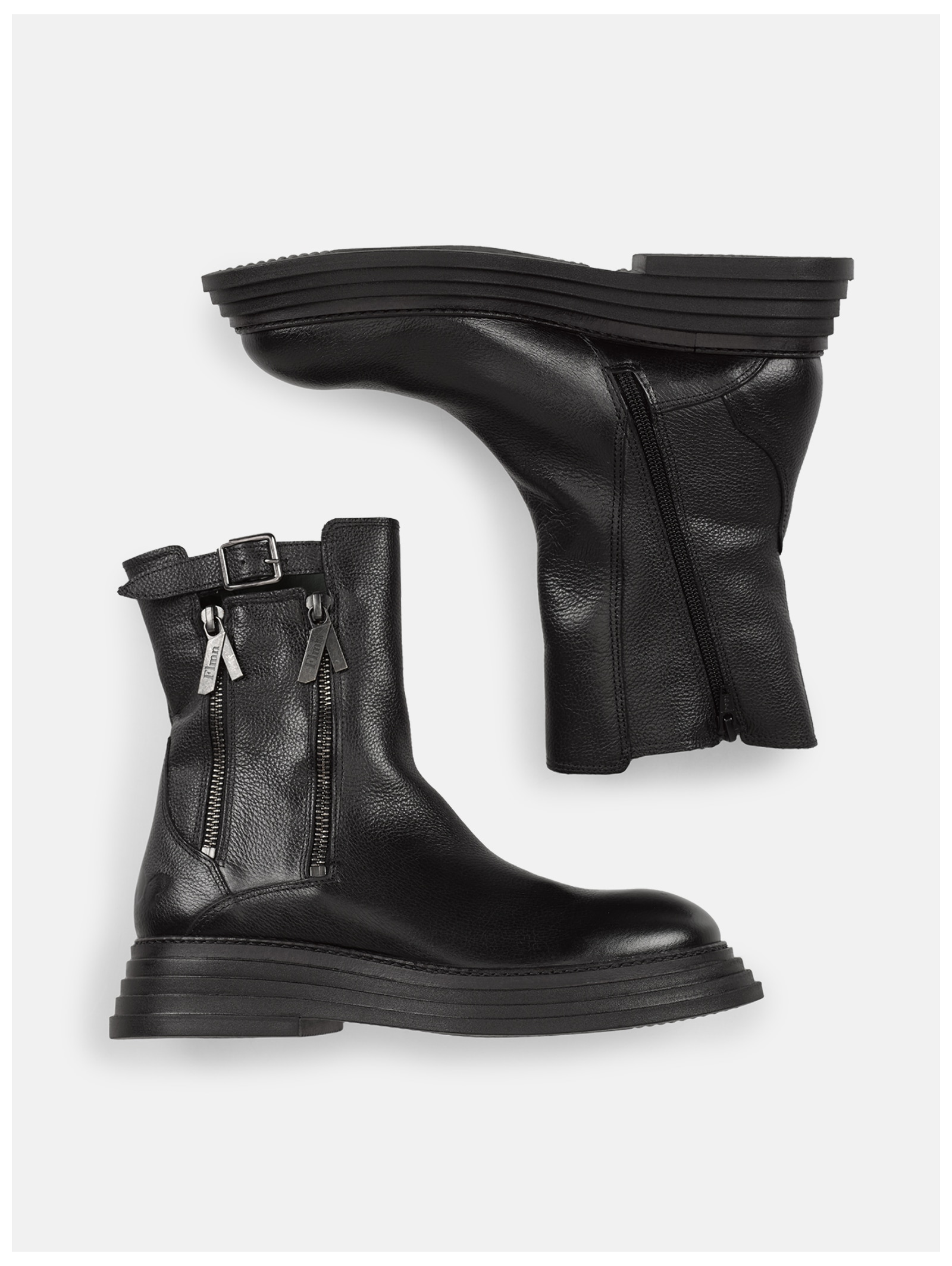 Felmini Bikerboots »Felmini Stiefelette Leder«