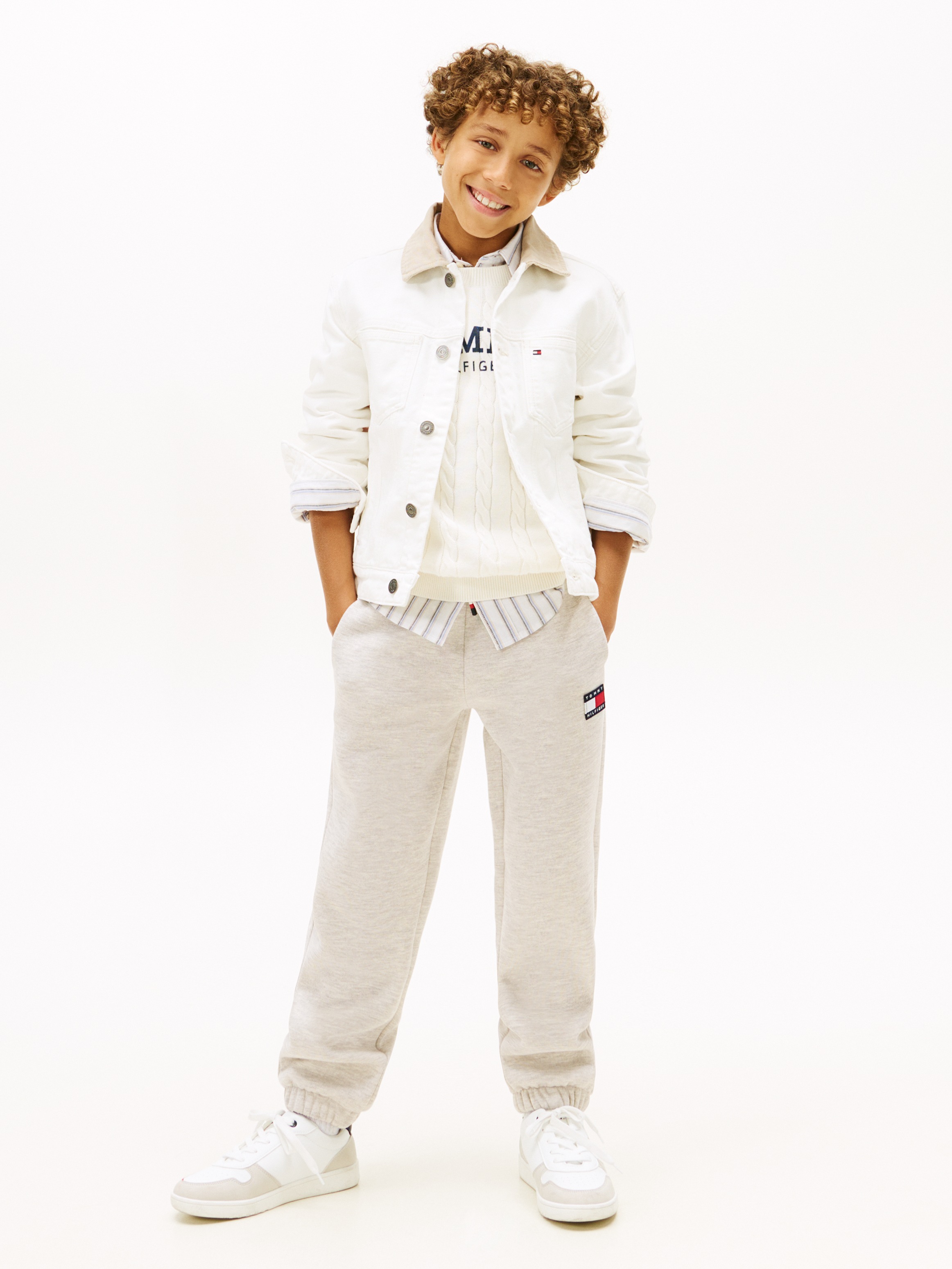 Tommy Hilfiger Sweathose  Kinder bis 16 Jahre, gerade Beinform