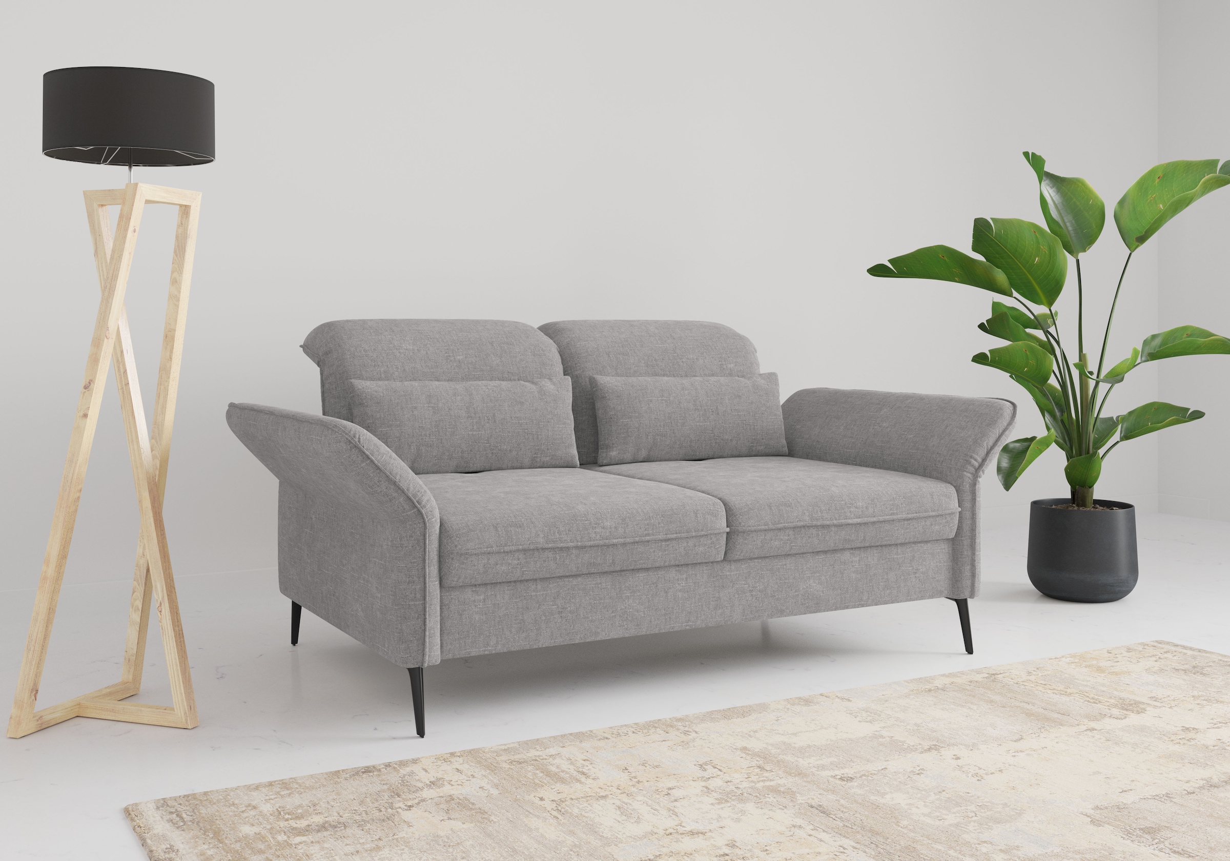 sit&more 2,5-Sitzer "Emely, inkl. Sitztiefenverstellung", wahlweise mit Bet günstig online kaufen