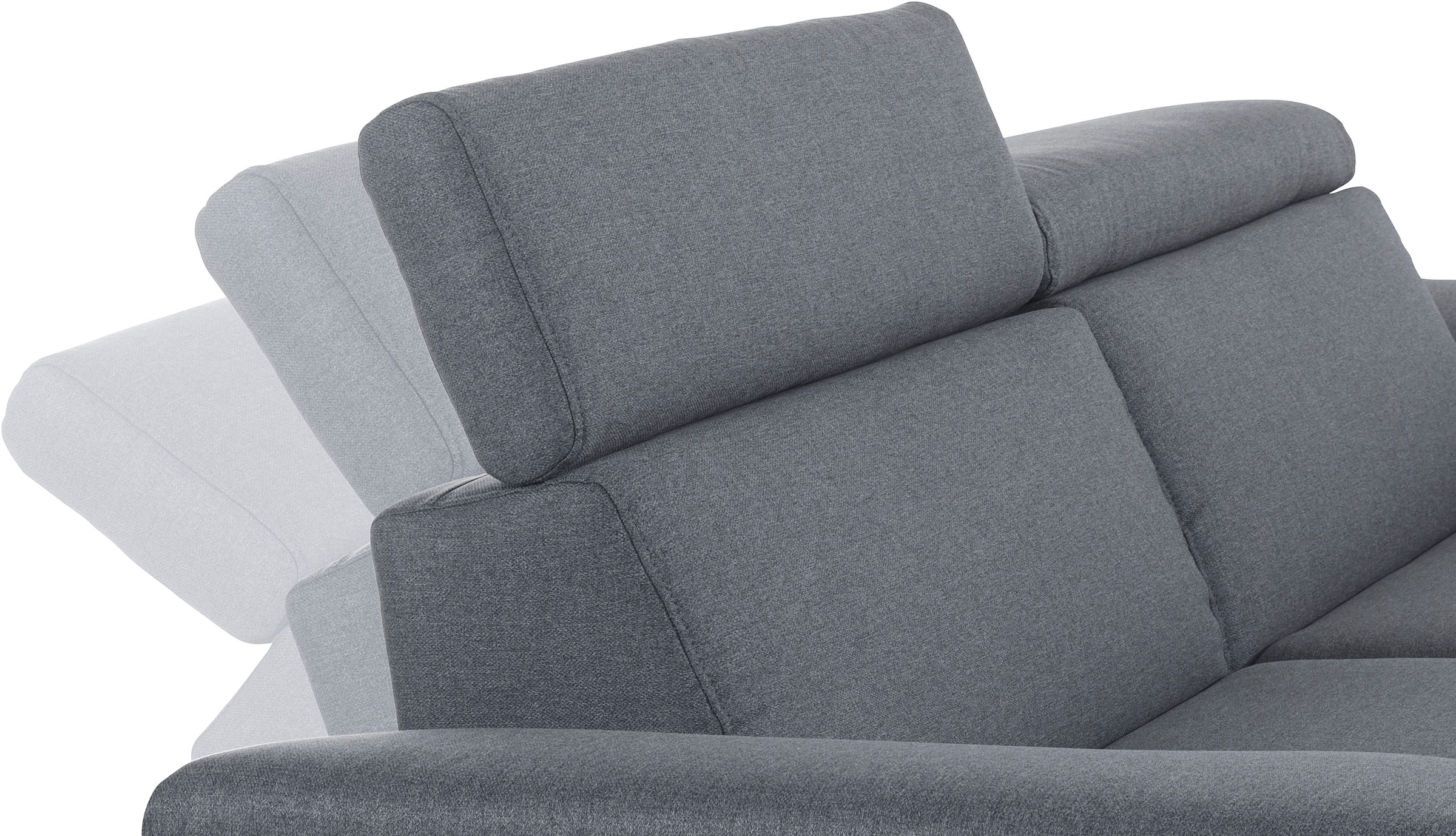 Places of Style 2-Sitzer »Trapino auf Luxus-Microfaser Luxus«, bestellen Raten Rückenverstellung, mit in wahlweise Lederoptik