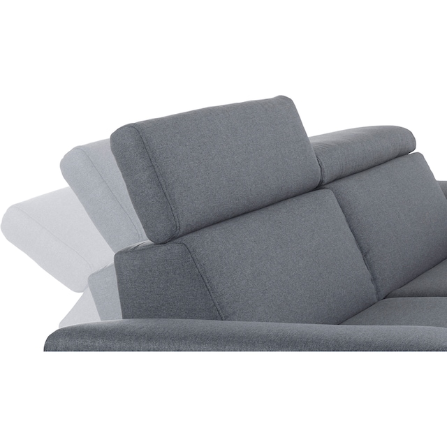 Places of Style 2-Sitzer »Trapino Luxus«, wahlweise mit Rückenverstellung,  Luxus-Microfaser in Lederoptik auf Raten bestellen