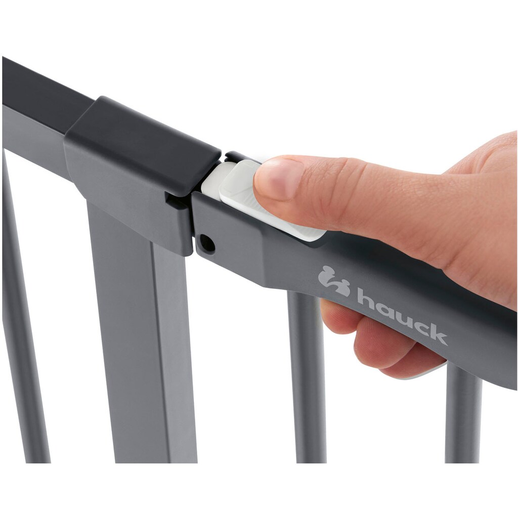 Hauck Türschutzgitter »Clear Step Autoclose 2, Dark Grey«