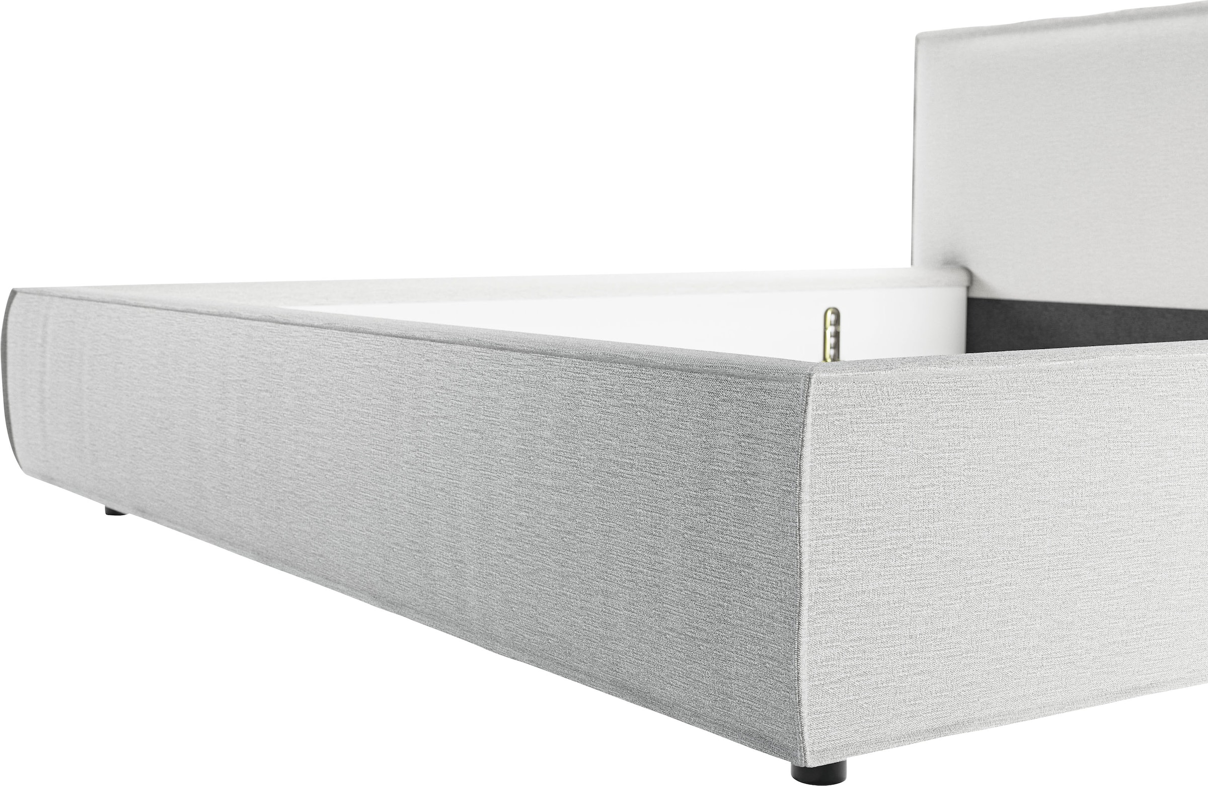 Home affaire Polsterbett »Adrina mit Biesenoptik, Feincord und Luxus-Microfaser« bis 280kg, auch in Überlänge 220 cm, 4 Breiten bis 200cm