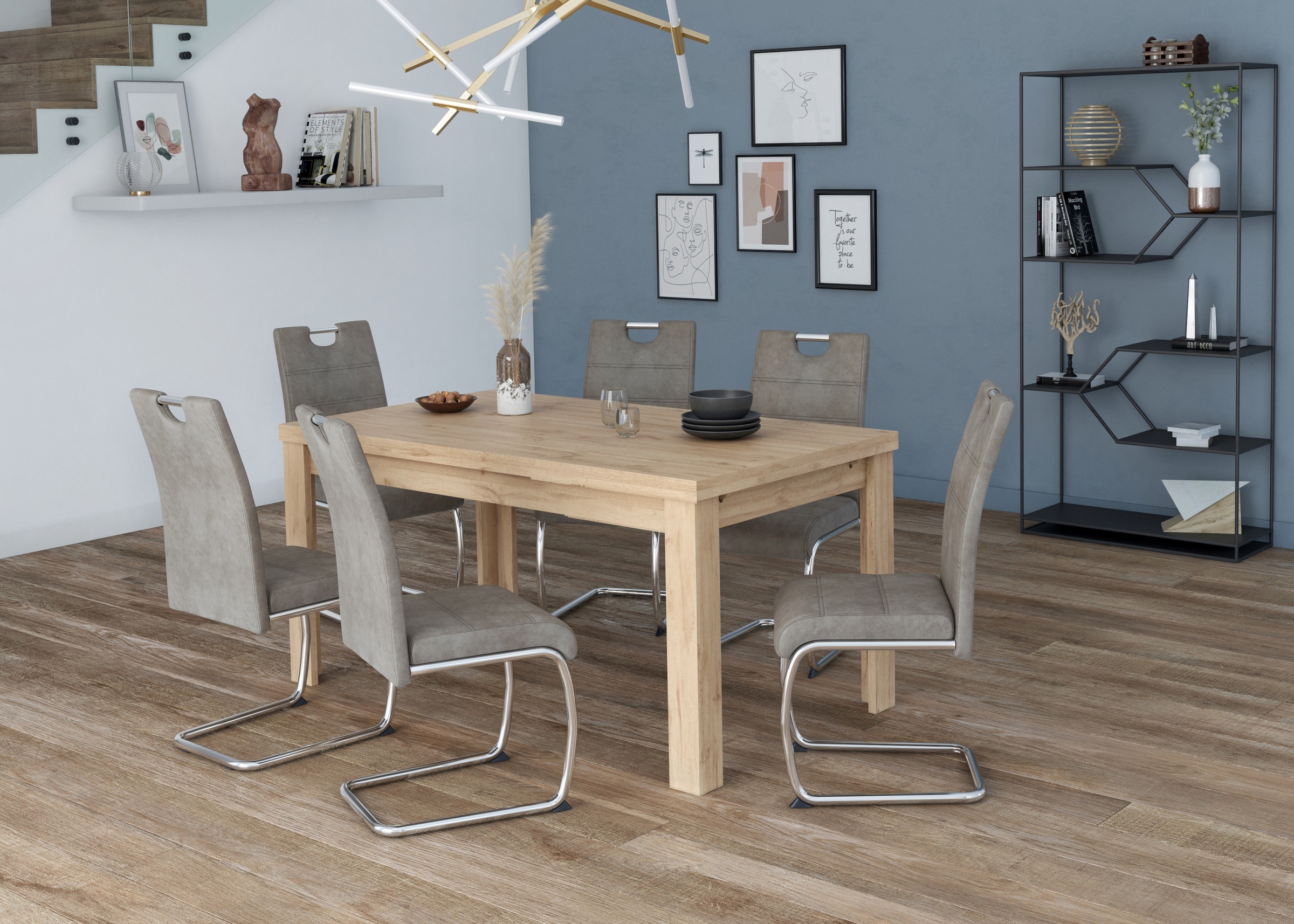 Mäusbacher Esstisch »Monti«, BESTSELLER!, Tisch, Küchentisch, Auszugstisch ausziehbar auf 280 cm