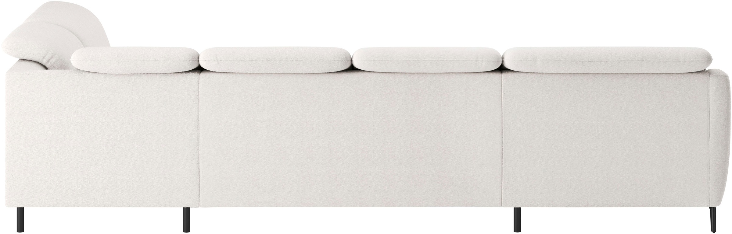 sit&more Wohnlandschaft »Blues U-Form«, inkl. Kopfteilverstellung, wahlweise mit Klapptisch und USB