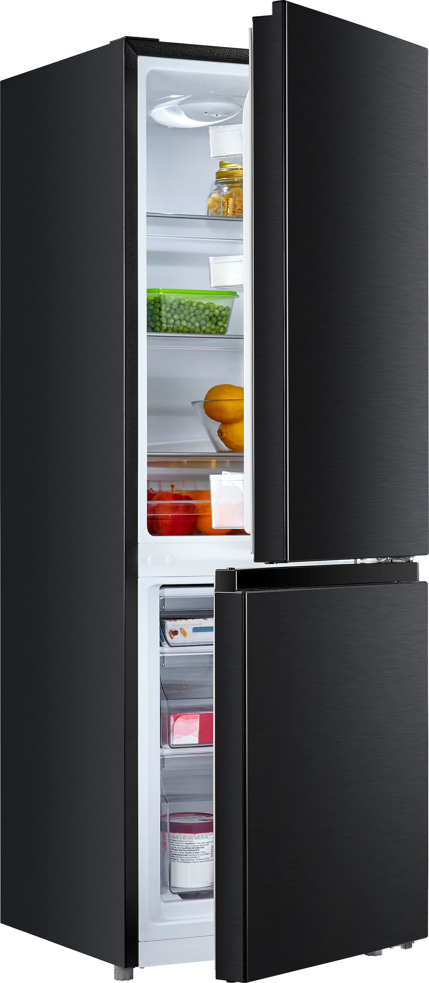 Hanseatic Kühl-/Gefrierkombination »HKGK14349CBI« 143 cm hoch 49,5 cm breit günstig online kaufen
