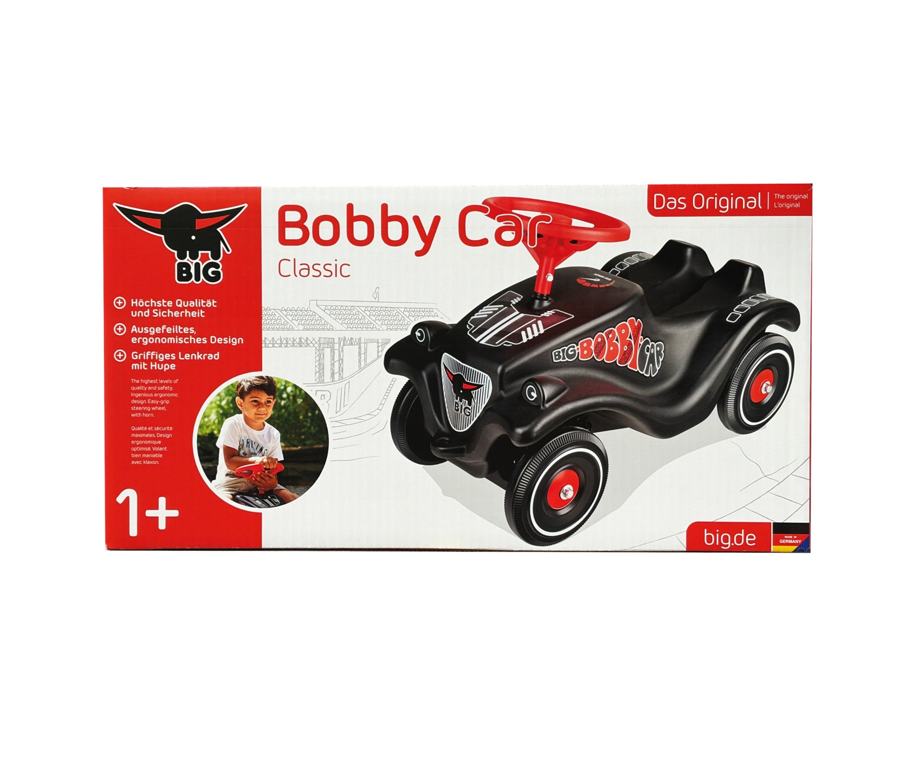 BIG Rutscherauto »BIG Bobby Car Classic GT« Made in Germany