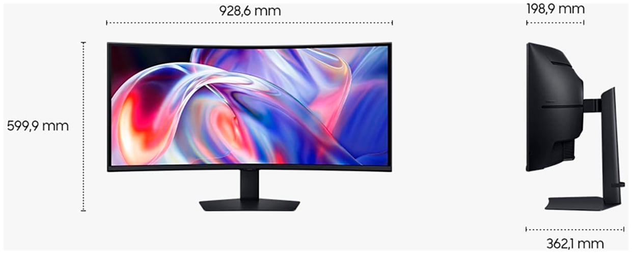 Samsung Curved-LED-Monitor »S40H850TAU« 100 cm/40 ″  5120 x 2160 px 4 Reaktionszeit 144 Hz