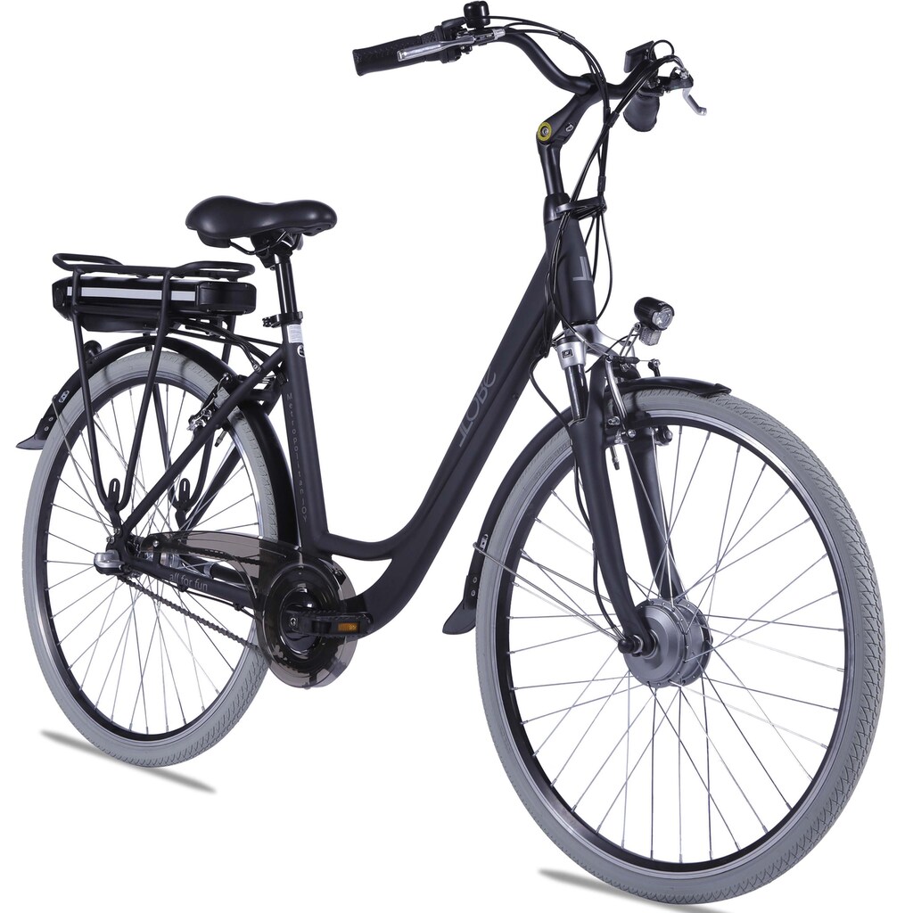 LLobe E-Bike »Metropolitan JOY 2.0, 13Ah«, 7 Gang, Shimano, Frontmotor 250 W