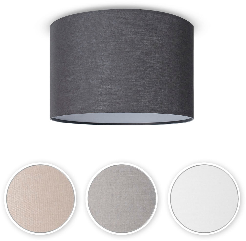 Paco Home Pendelleuchte »HUGO UNI COLOR«, 1 flammig, Leuchtmittel E27 | ohne Leuchtmittel, Deckenlampe LED Wohnzimmer Und Schlafzimmer, Unifarben, Deko E27