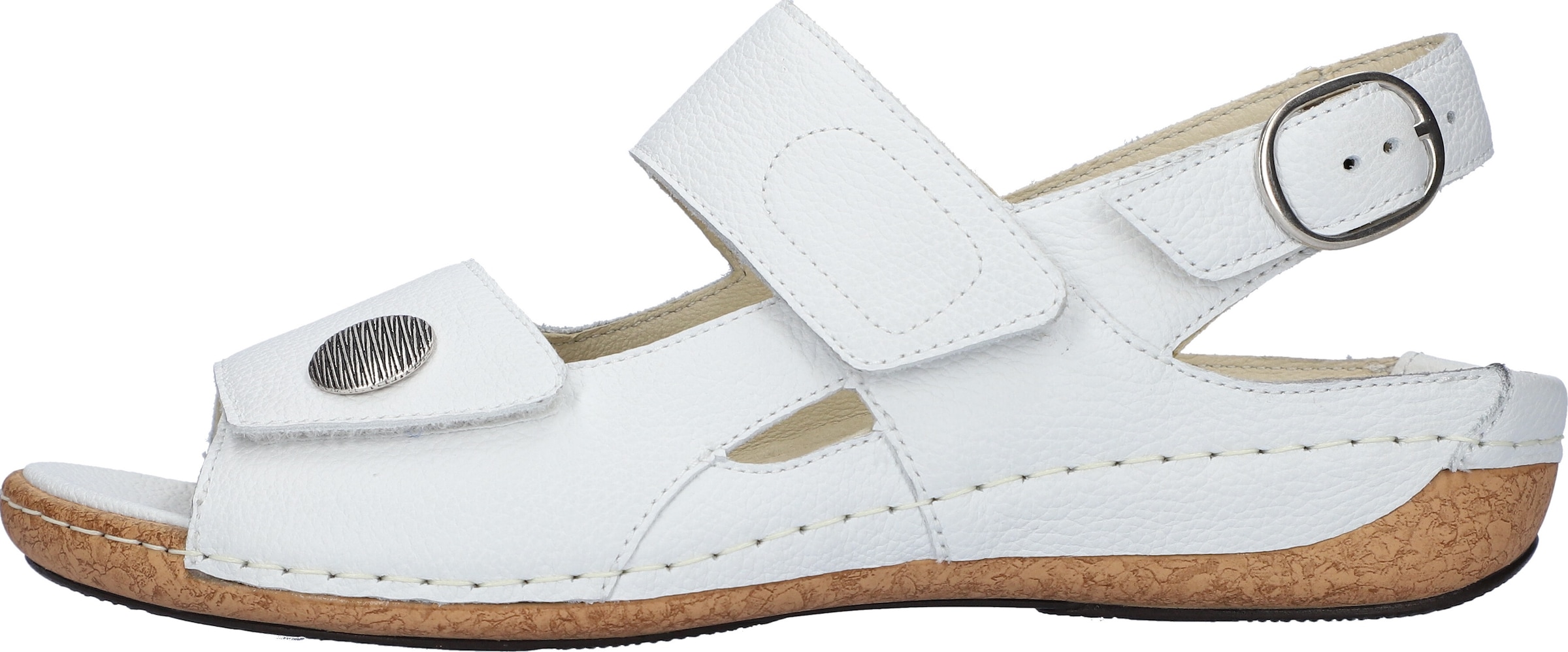 Waldläufer Sandale »HELIETT«  , Sommerschuh, Sandalette, Keilabsatz, mit Klettverschlüssen, H-Weite