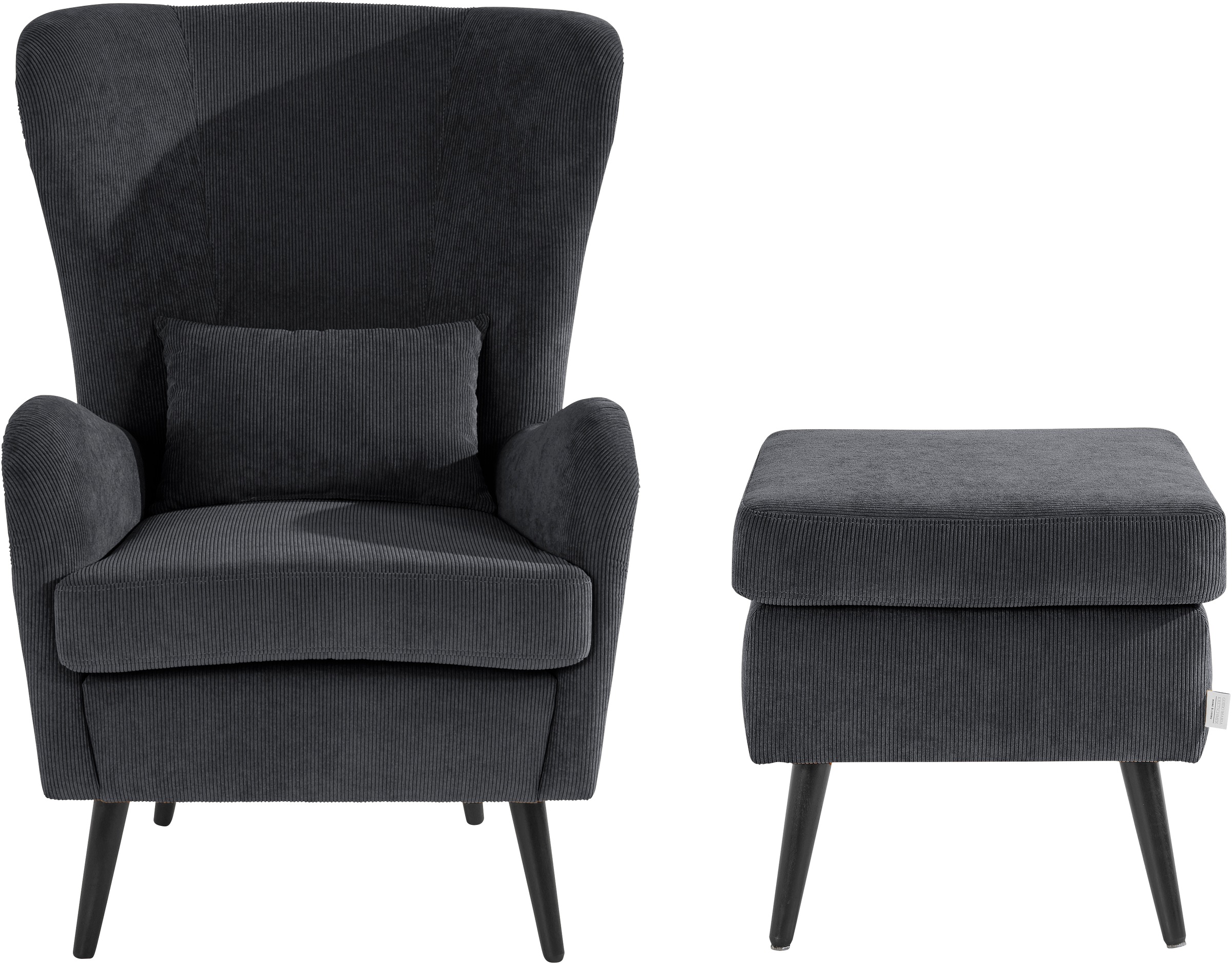 Home affaire Sessel »Sallito, TV-Sessel, Ohrensessel mit« Hocker, in vielen günstig online kaufen