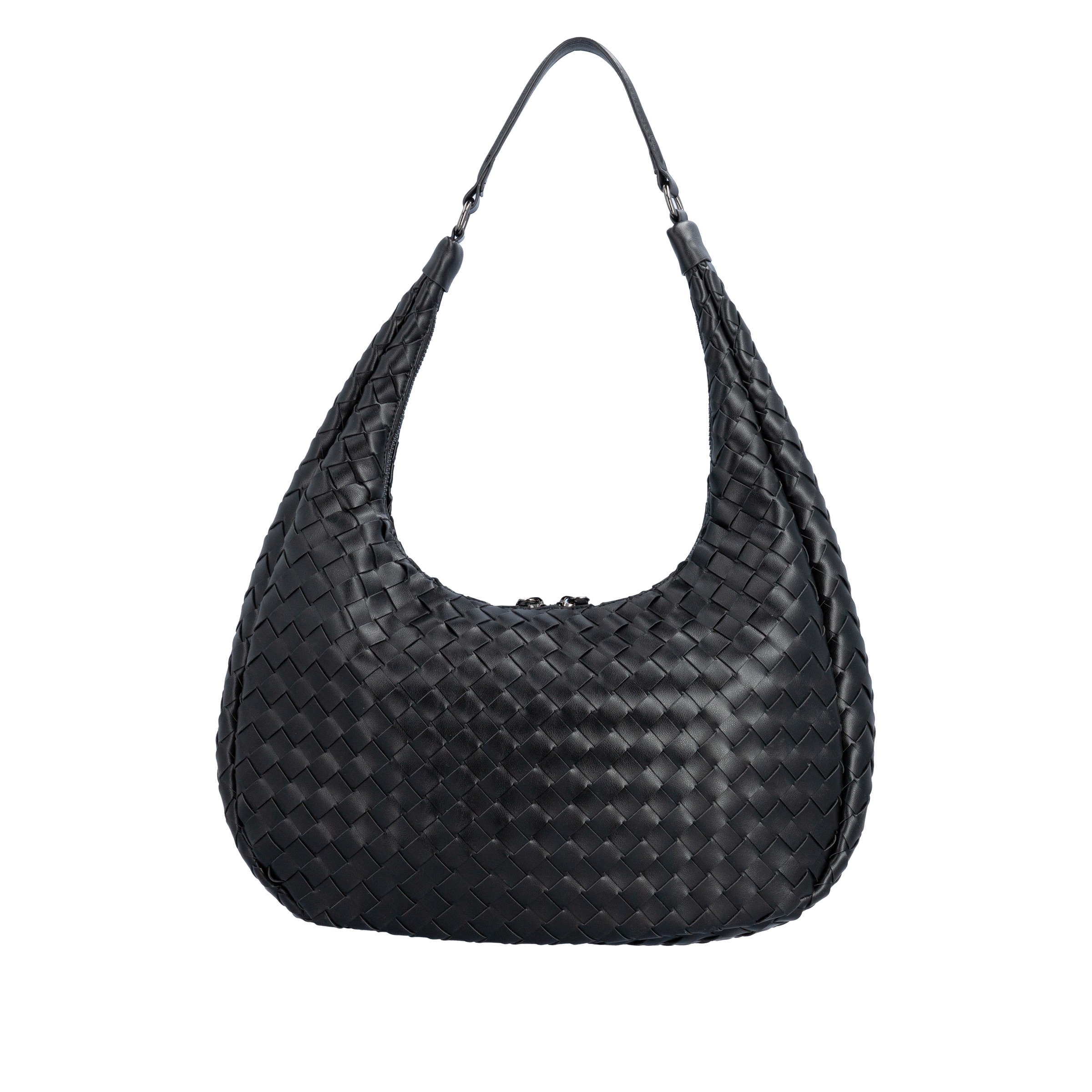 Remonte Hobo Beuteltasche, Handtasche in Flecht-Optik, mit kurzem Umhängeriemen