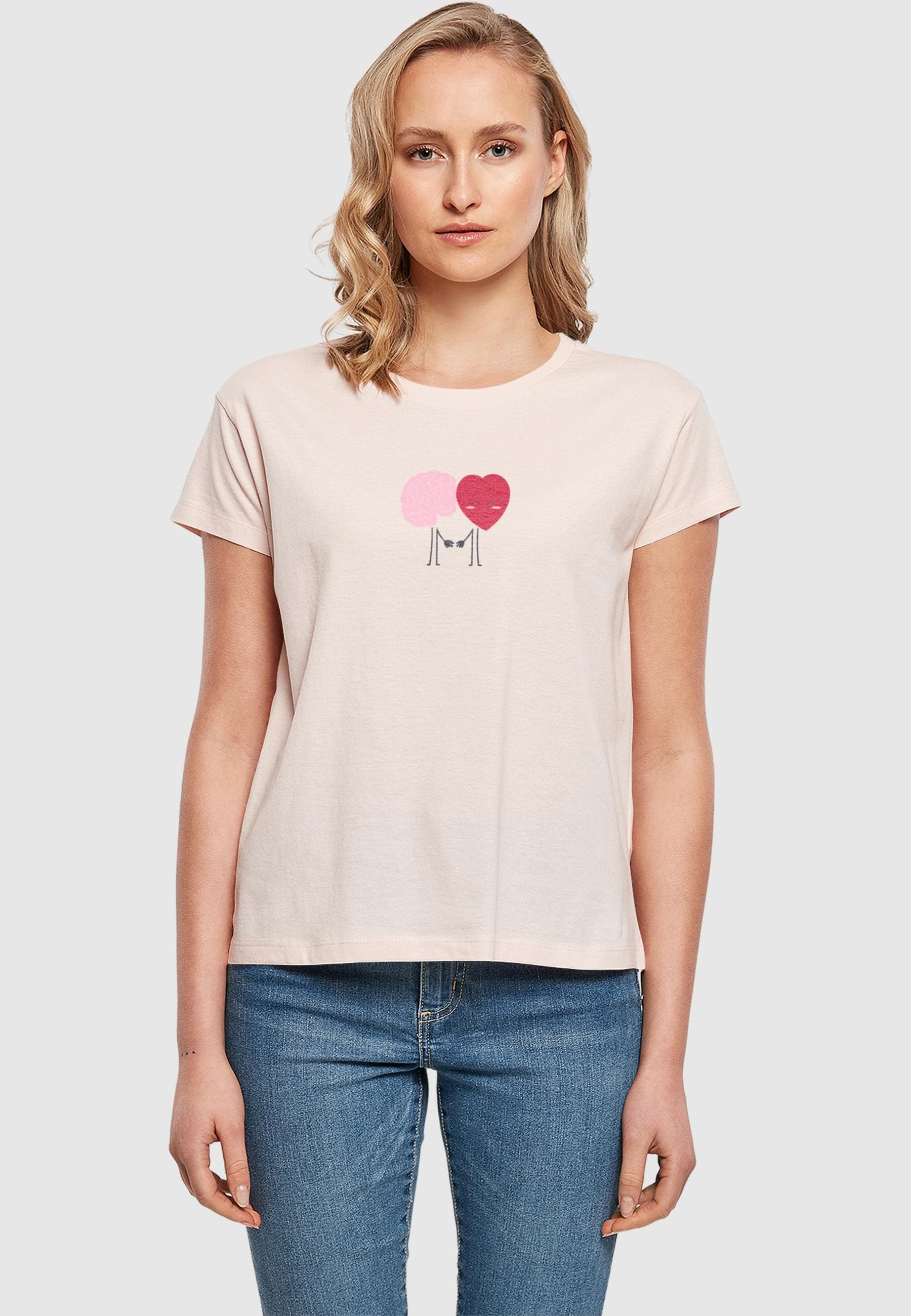 Merchcode T-Shirt »Merchcode Ladies Hugs & Love - Emotional Balance Box Tee« 1 Stk. tlg.