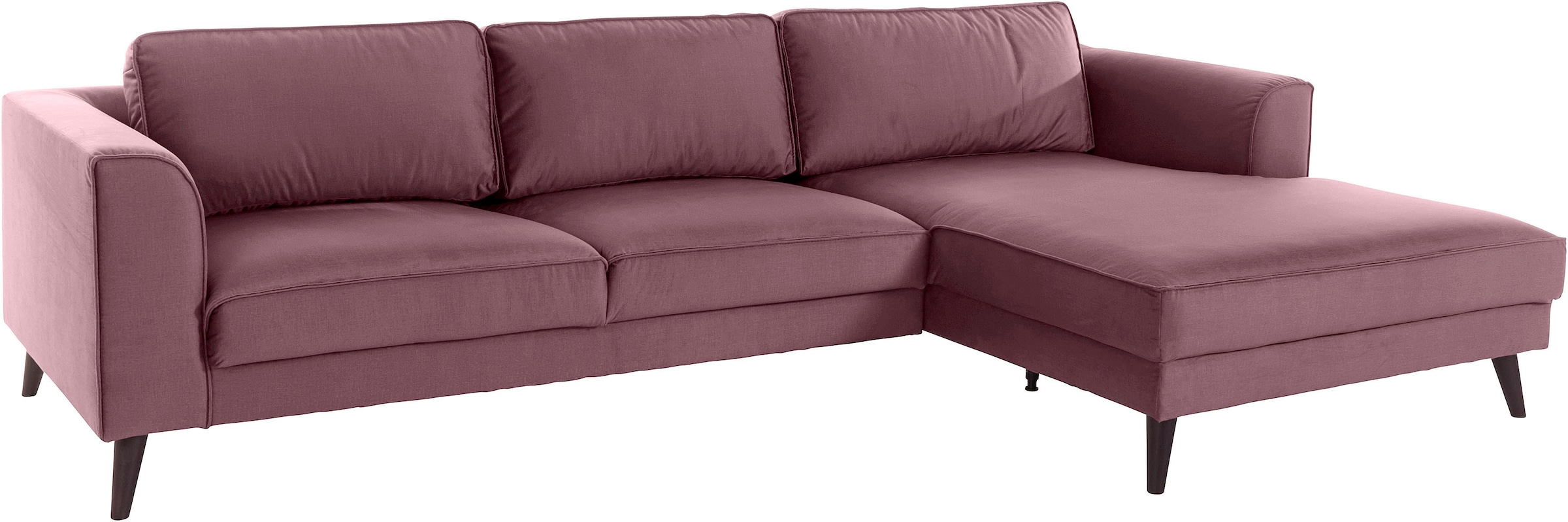 INOSIGN Ecksofa »Lumber Jack, elegant und bequem, Breite 280, hoher Fuß, L-Form«, in moderner Optik
