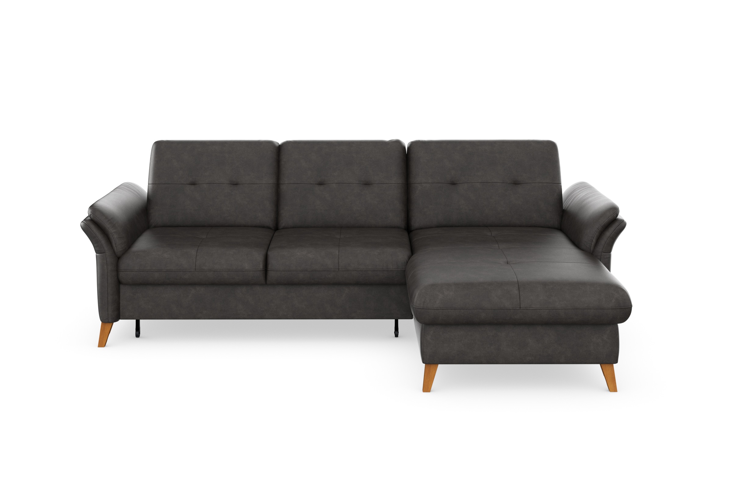 sit&more Ecksofa »Göteborg«, Sitztiefenverstellung und Federkern, wahlweise mit Bettfunktion