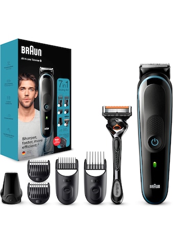 Braun Haarschneider »Multi-Grooming-Kit 3 MGK3345«, 5 Aufsätze, 7-in-1 Barttrimmer und... kaufen