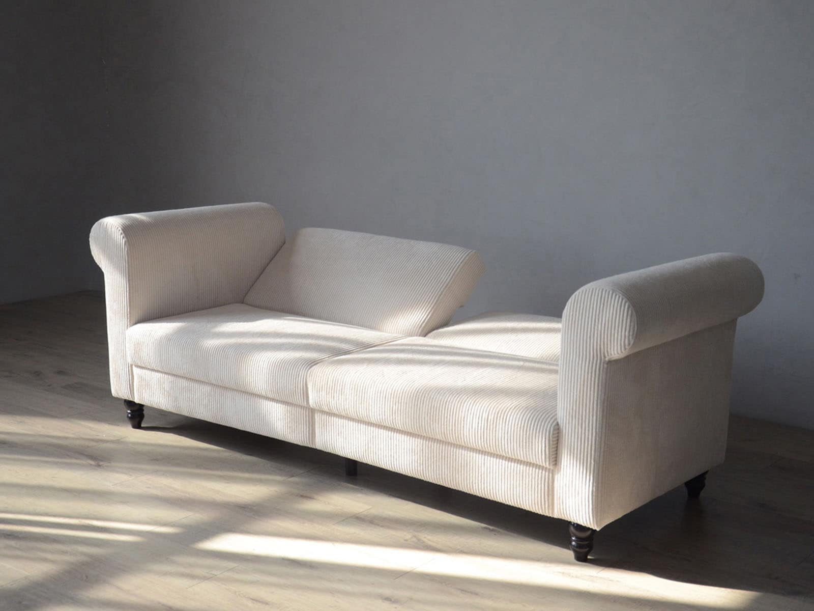 Dorel Home 3-Sitzer »Felix II, Schlafsofa 236cm, (Liegefläche 108x190cm), Rückenlehne«, 3-fach verstellbar, Sitzhöhe 46 cm, Cord