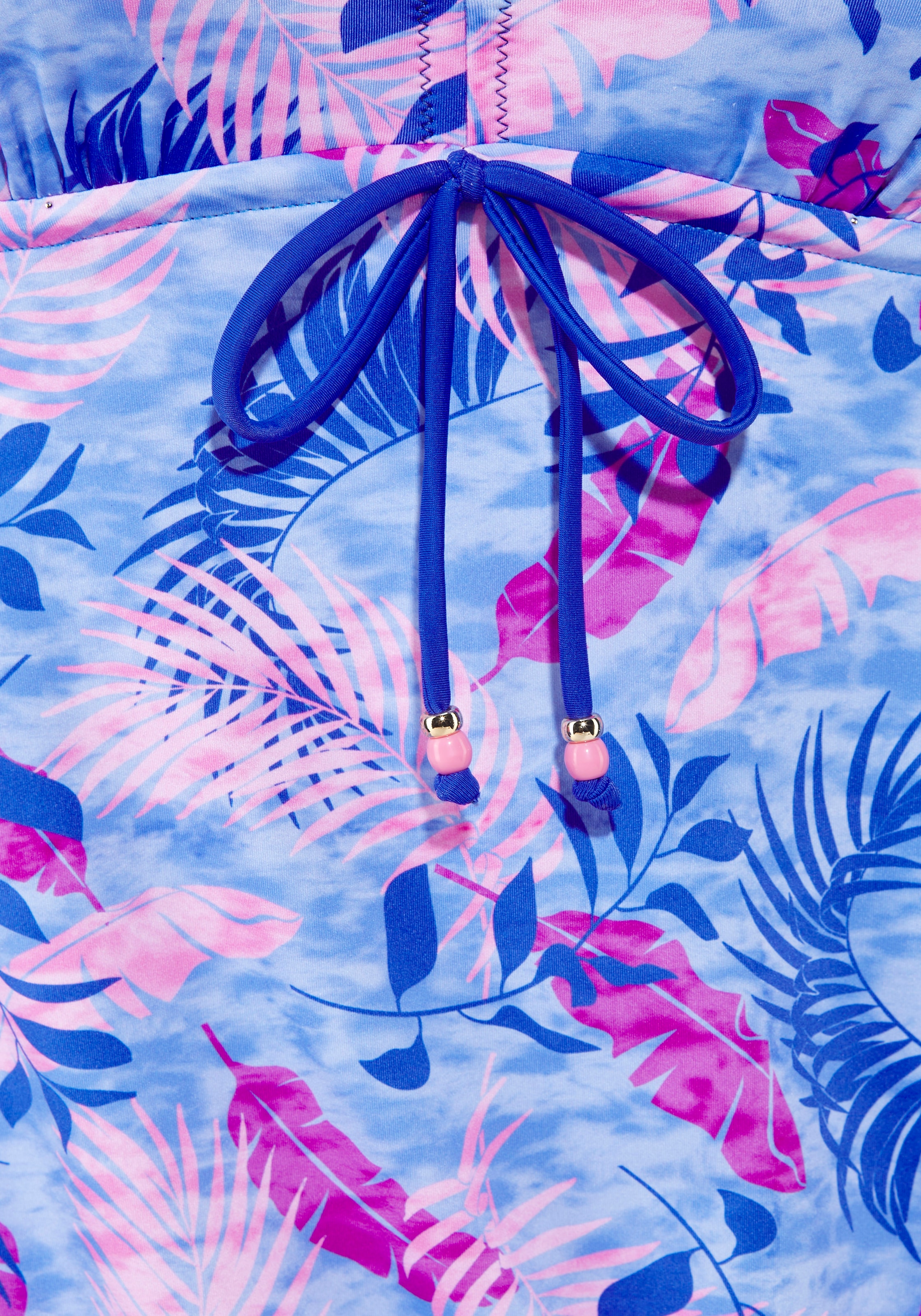 Vivance Bügel-Tankini mit stylischem Blätterprint