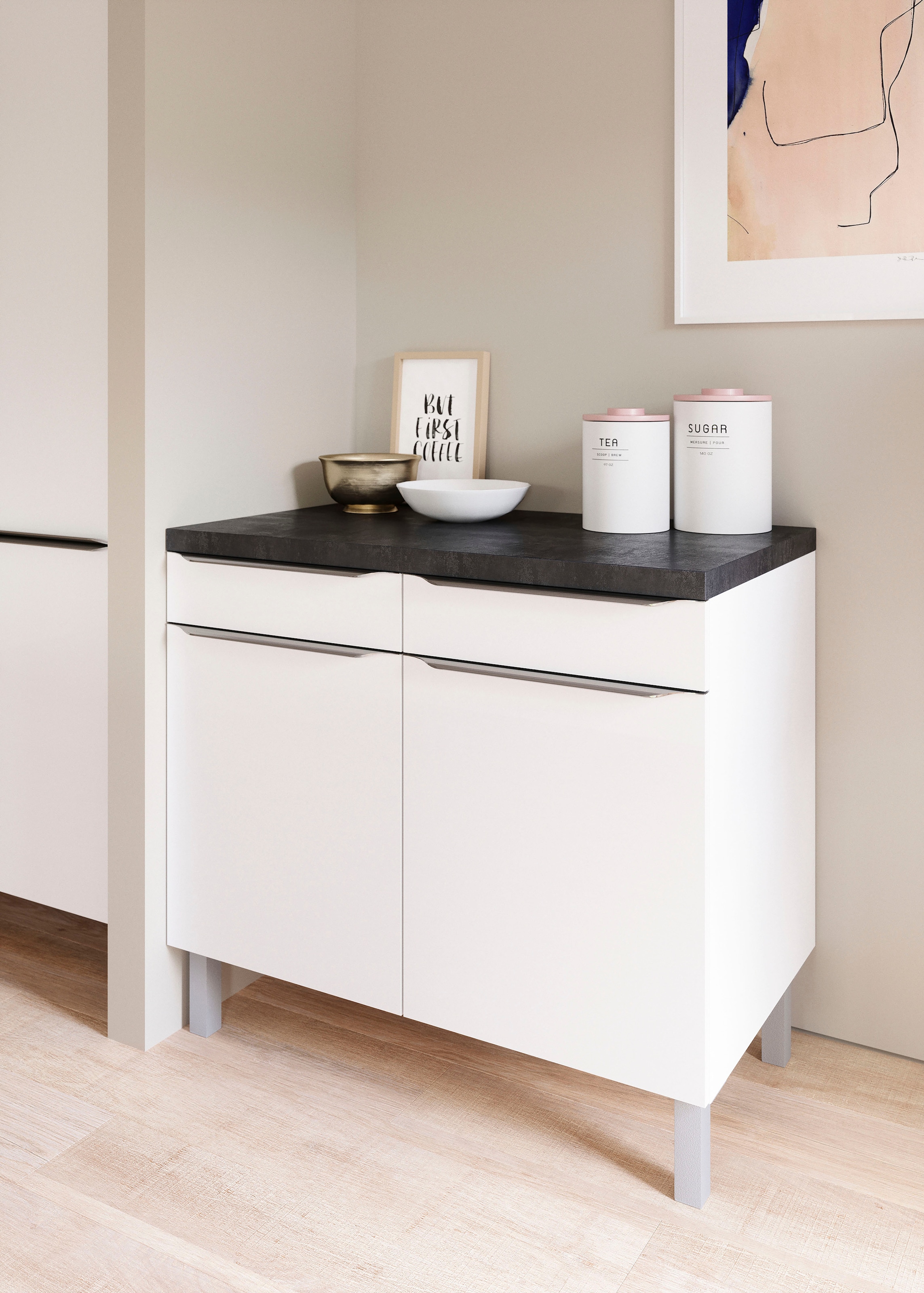 OPTIFIT Unterschrank »Lilly2« Breite 100 cm, 2 Türen, 2 Einlegeböden