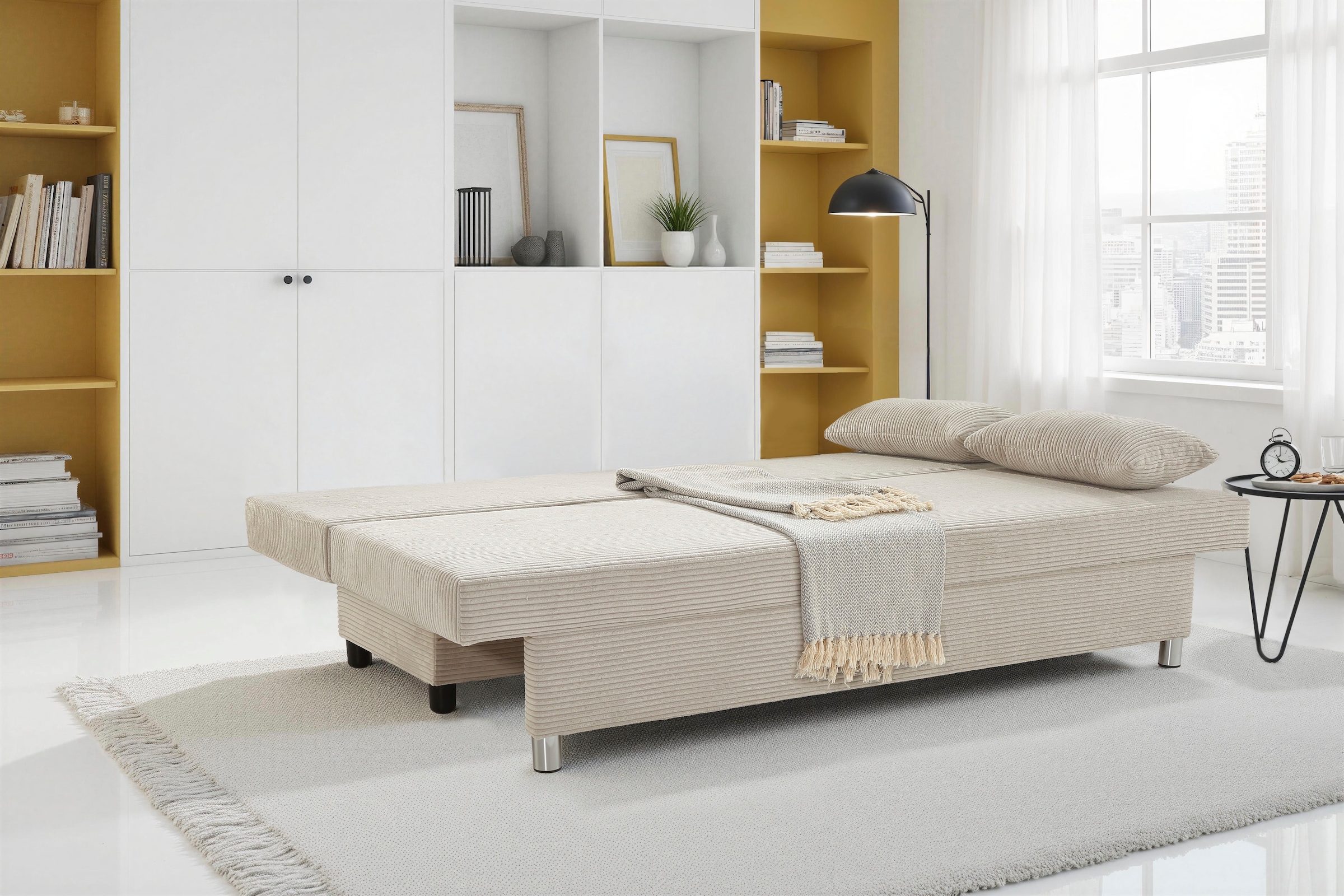 Jockenhöfer Gruppe Schlafsofa »B: 191 cm, Liegefl. 120x191 cm« mit Bettfunktion & Bettkasten