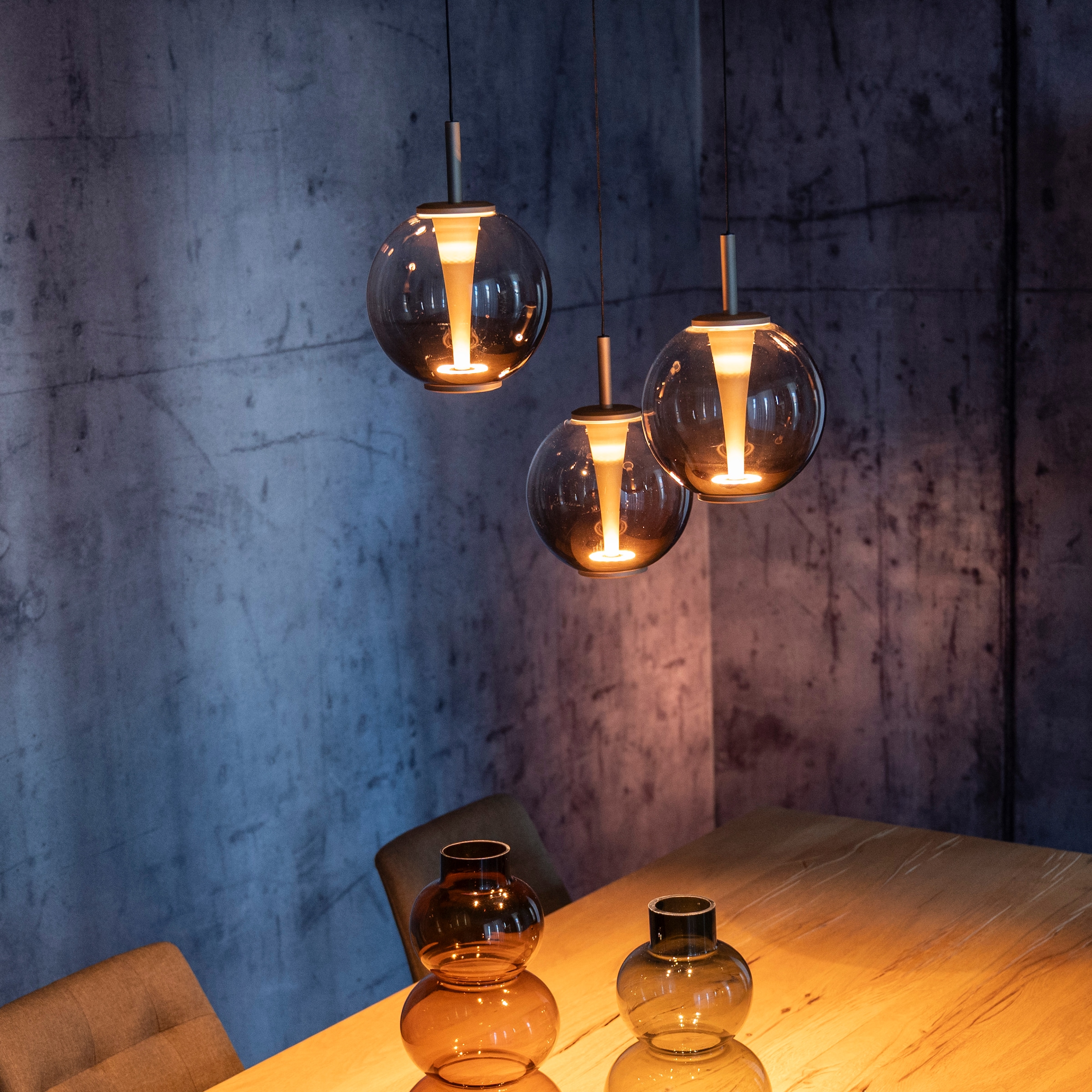 Neuhaus PURE LED Pendelleuchte »PURE E-Infinity« LED-Board 1 Stk. warmweiß - kaltweiß e-SLIDE® Funktion, CCT, dimmbar, Fernbedienung