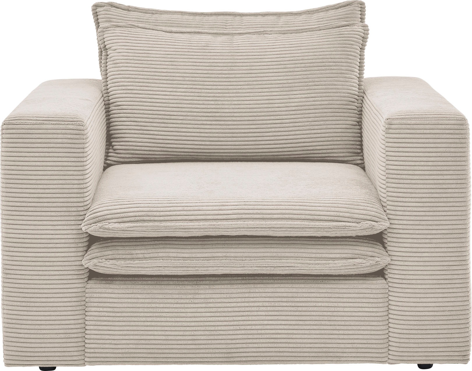 Home affaire Sessel »PIAGGE« Hochwertiger Cord- passend zur Serie PIAGGE günstig online kaufen