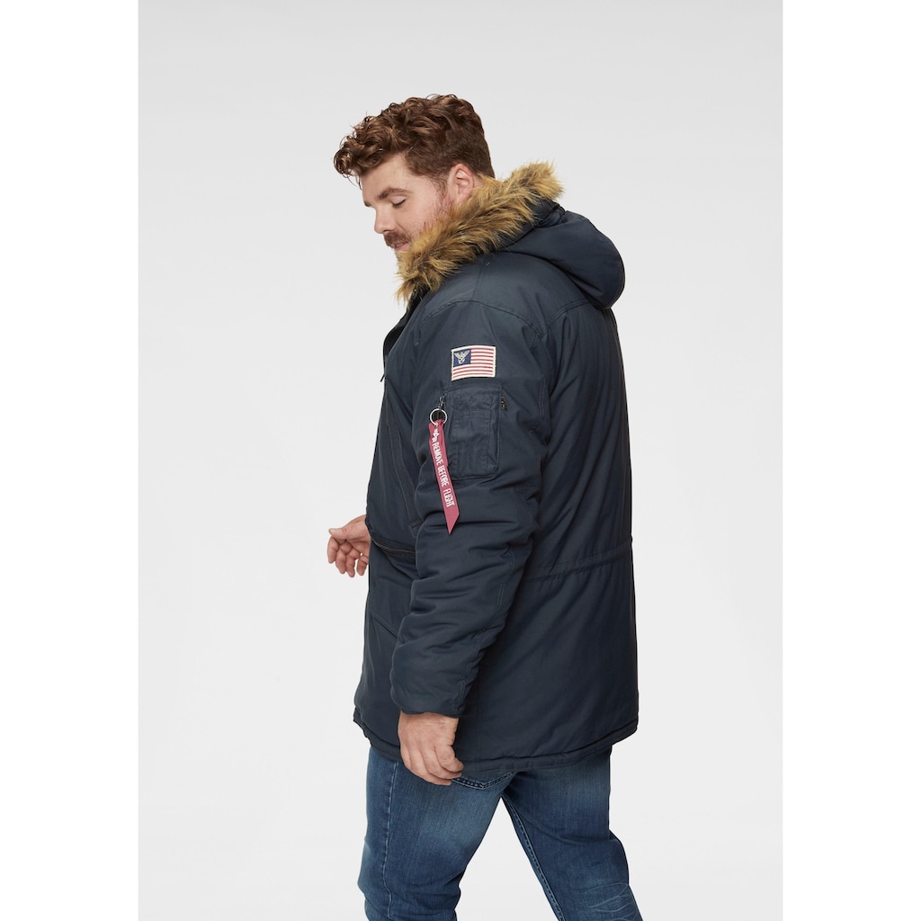 Alpha Industries Parka »POLAR JACKET«, mit Kapuze