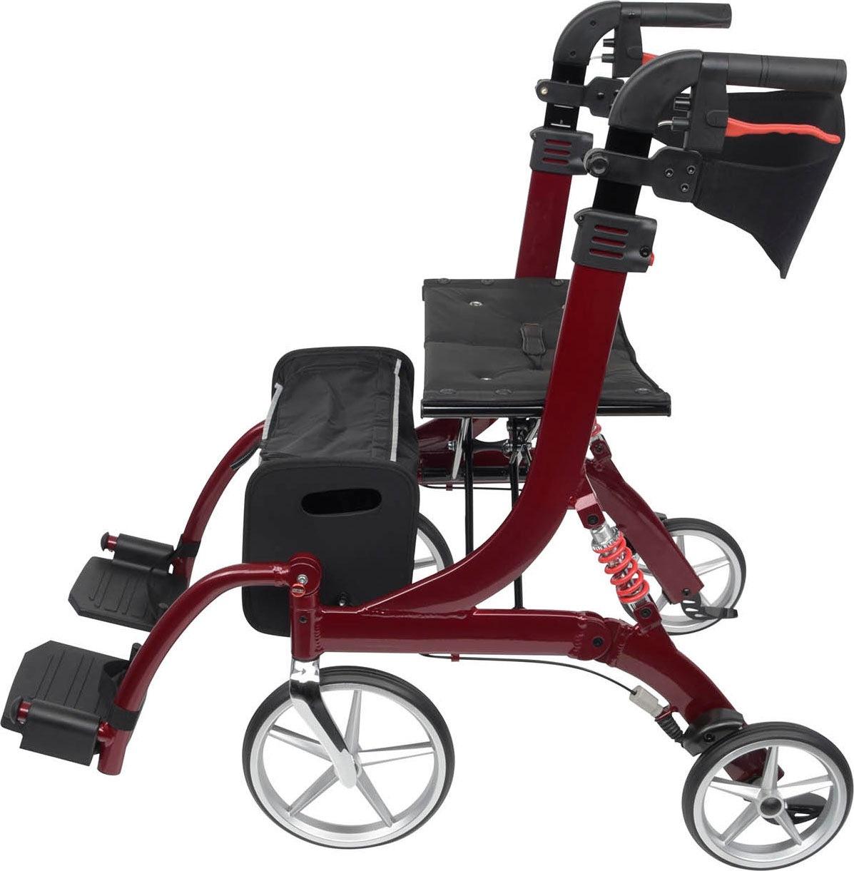 bescomedical Rollator »Spring Large Vario«, Größe L (Sitzhöhe 60cm), inkl. Beinstützen