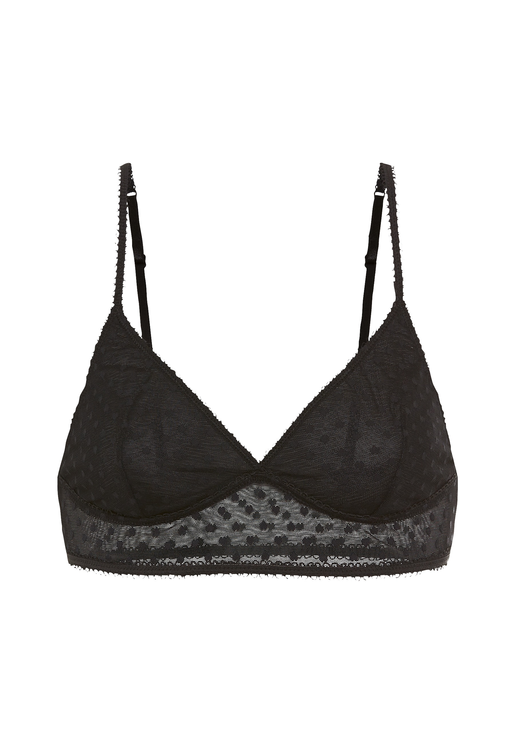 LSCN by LASCANA Bralette, aus leicht transparentem Herzchen-Mesh