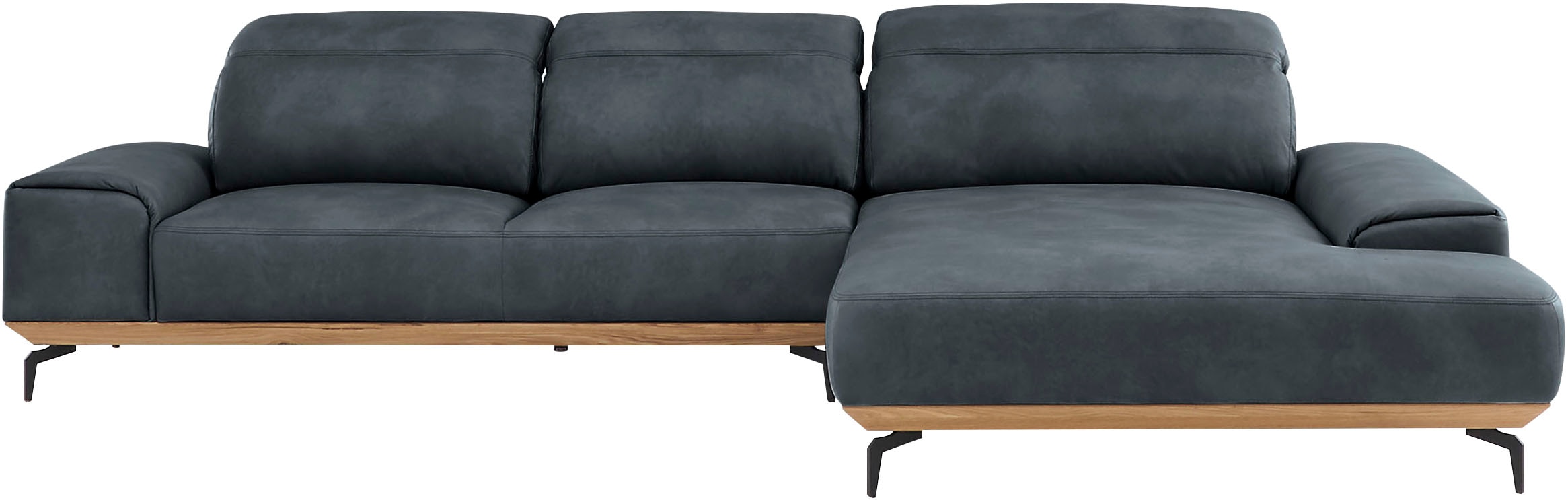 Musterring Wohnlandschaft »MR 2490«, Fuß Schwarz, Sitzhöhe 46cm, wahlweise günstig online kaufen