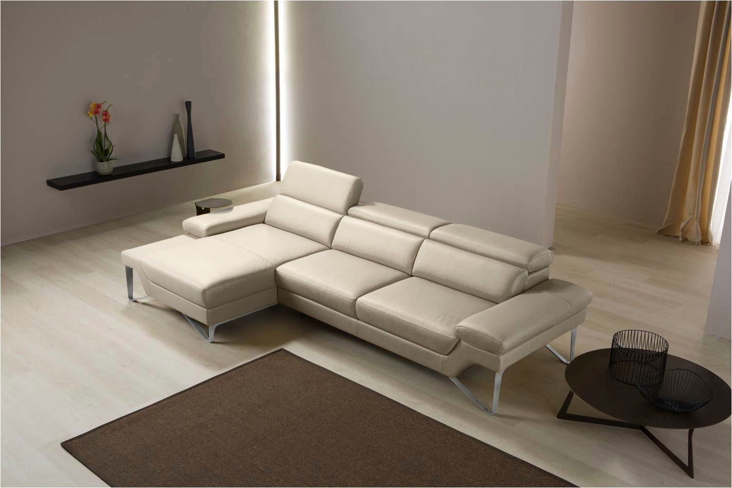 Egoitaliano Ecksofa »Princess, elegantes Designsofa mit erstklassigem Sitzk günstig online kaufen