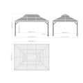 Sojag Pavillon »Mykonos 12x16«, BxT: 484x364 cm