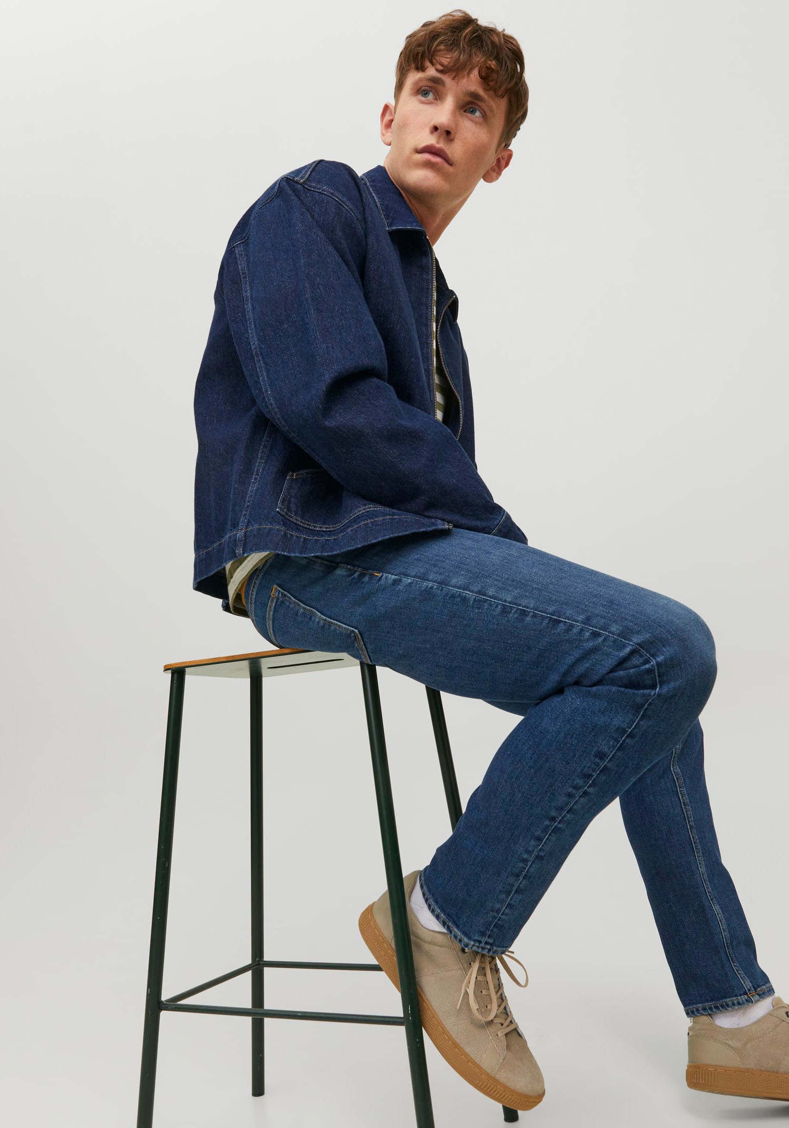 Jack & Jones Slim-fit-Jeans »JJIGLENN JJEVAN JJ 677 NOOS«