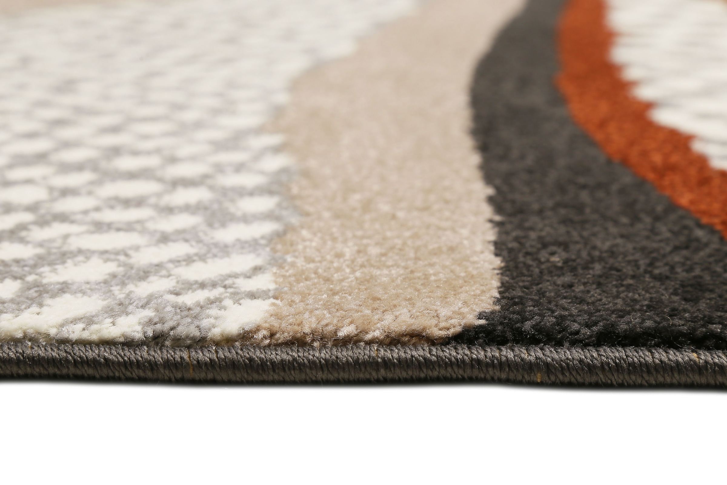 Esprit Teppich »Hazel,  ESP-40101«, rechteckig, 13 mm Höhe, schön weicher Kurzflor in modernem Design, bunt, Wohnzimmer