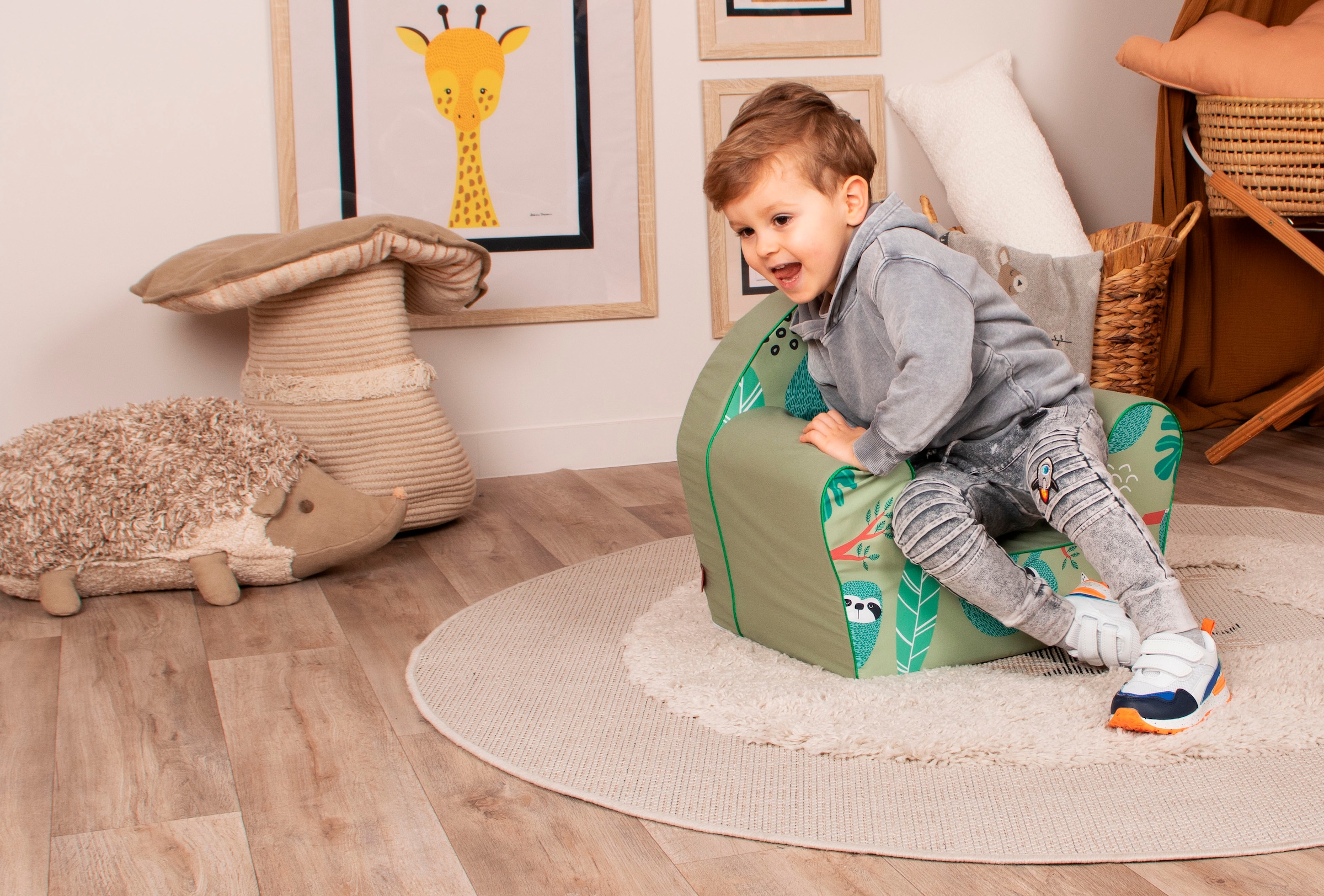 Knorrtoys® Sessel »Faultier«, für Kinder; Made in Europe