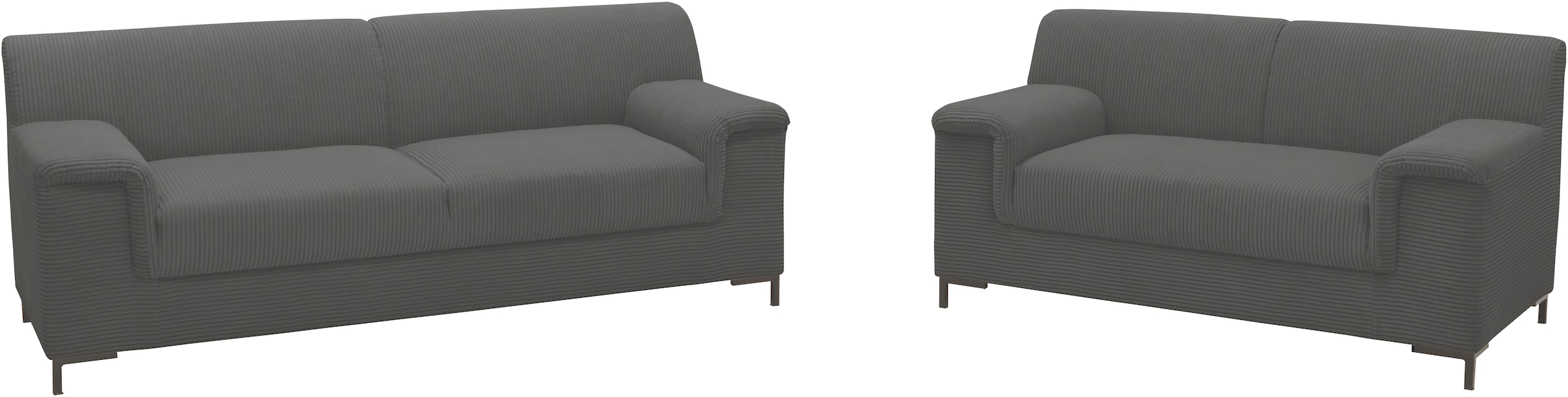 INOSIGN Polstergarnitur »Jamie 2, auch in Cord, Set: bestehend aus 1,5- und günstig online kaufen