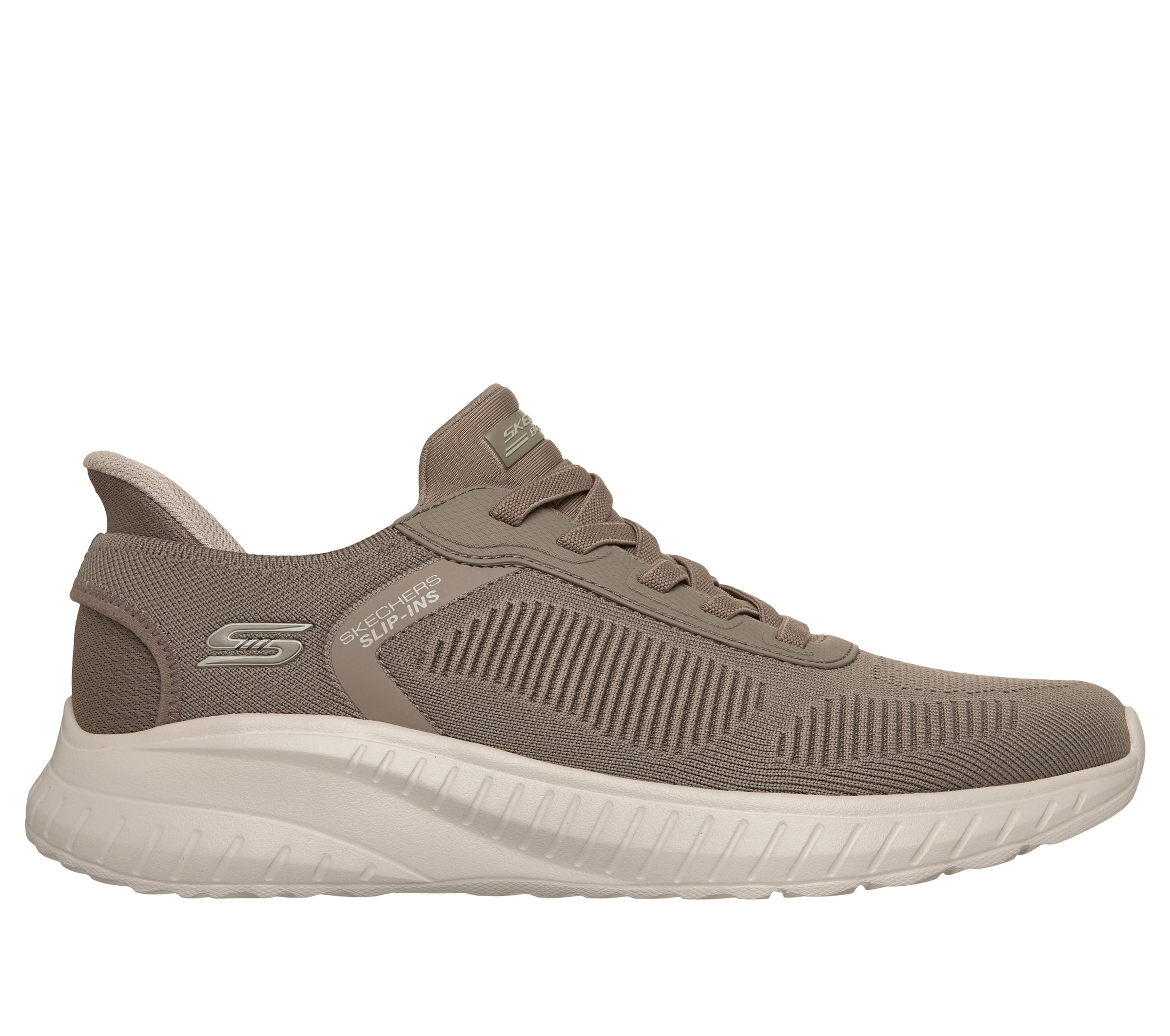 Skechers Slip-On Sneaker »BOBS SQUAD CHAOS-SOLID STEP«  Schlupfschuh, Slipper, Sneaker zum Schlupfen