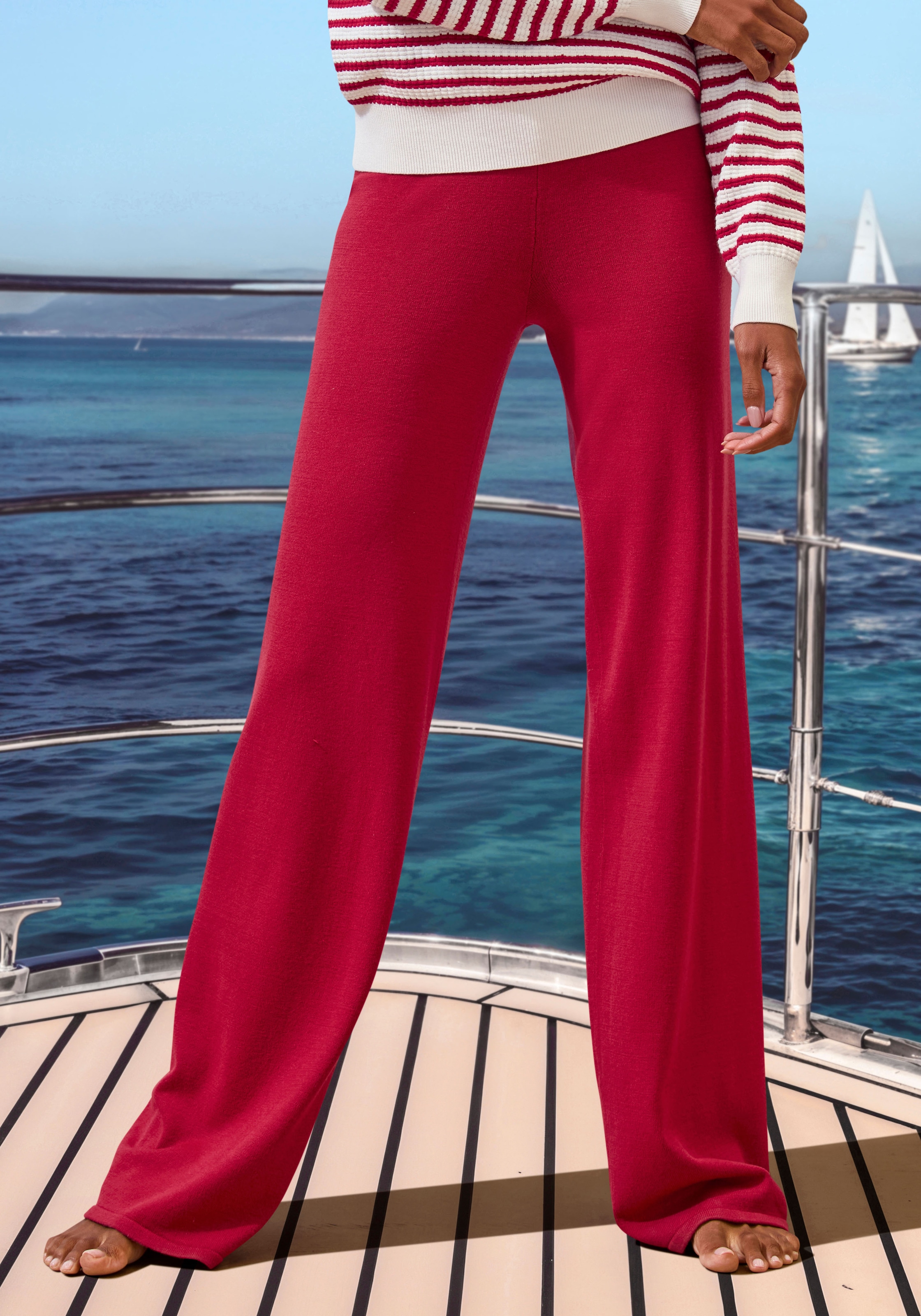 French Connection Loungehose  Relaxhose aus softem Feinstrick, Loungewear