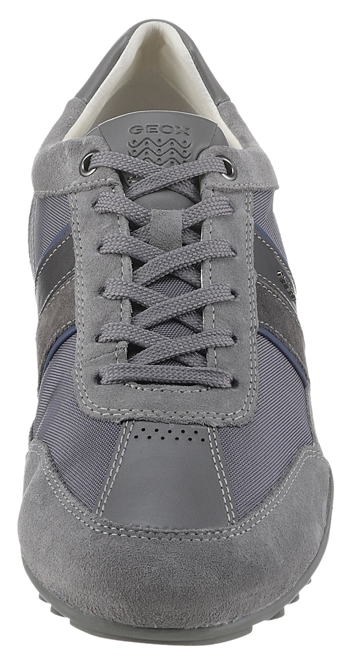 Geox Sneaker »U WELLS C«, Casual Schuh, Schnürschuh mit Logoverzierung
