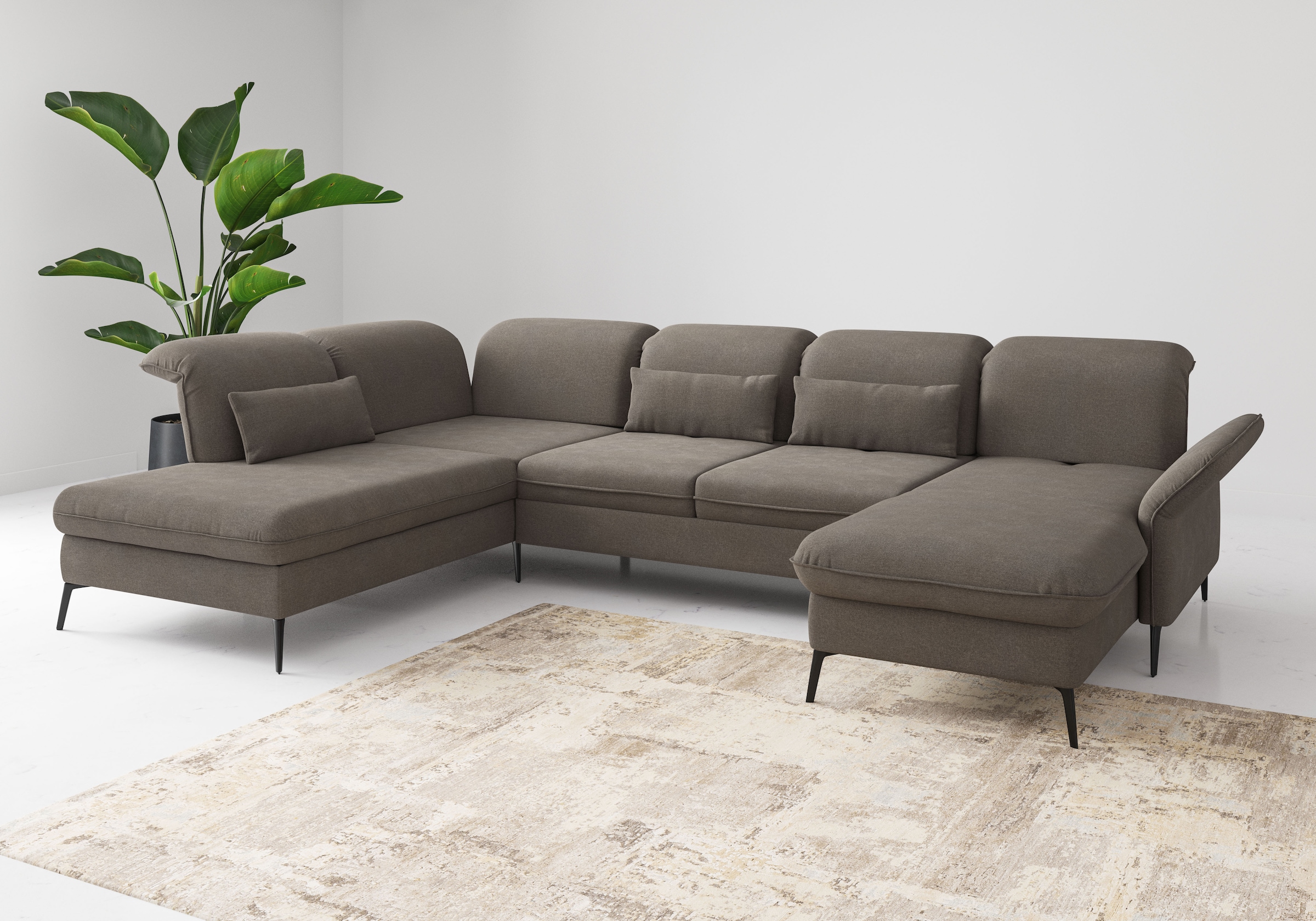 sit&more Wohnlandschaft »Emely, inkl. Sitztiefenverstellung« wahlweise mit günstig online kaufen