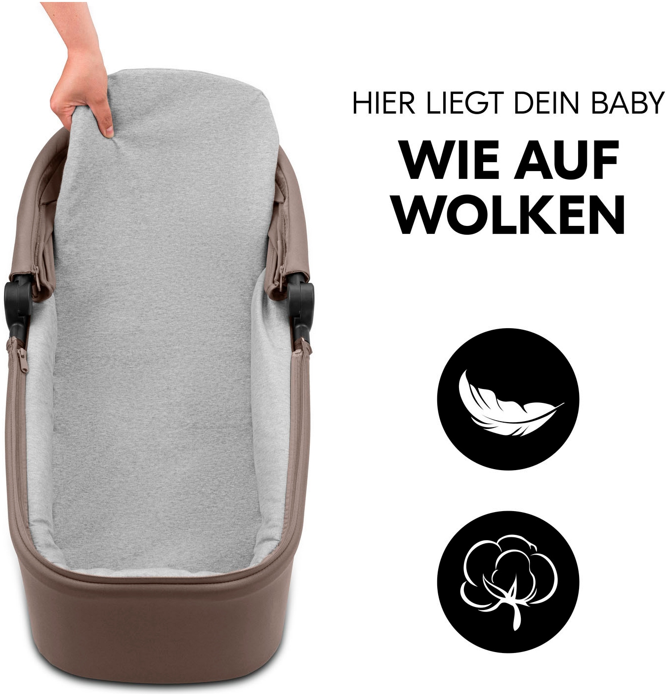 Hauck Kombi-Kinderwagen »Move N Care Set«, 22 kg, belastbar bis 22 kg